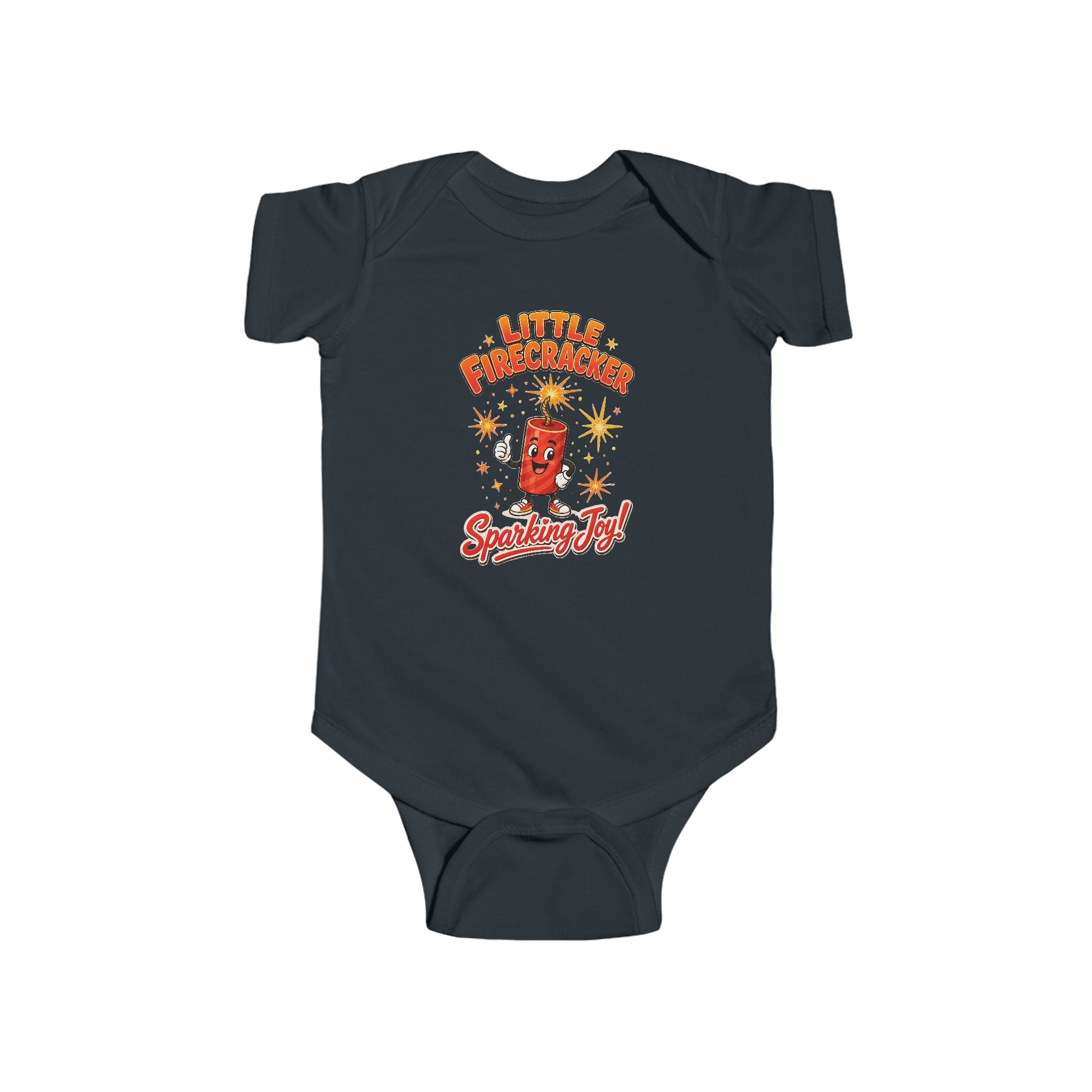 Infant Bodysuit – Little Firecracker Sparkle & Pop Graphic