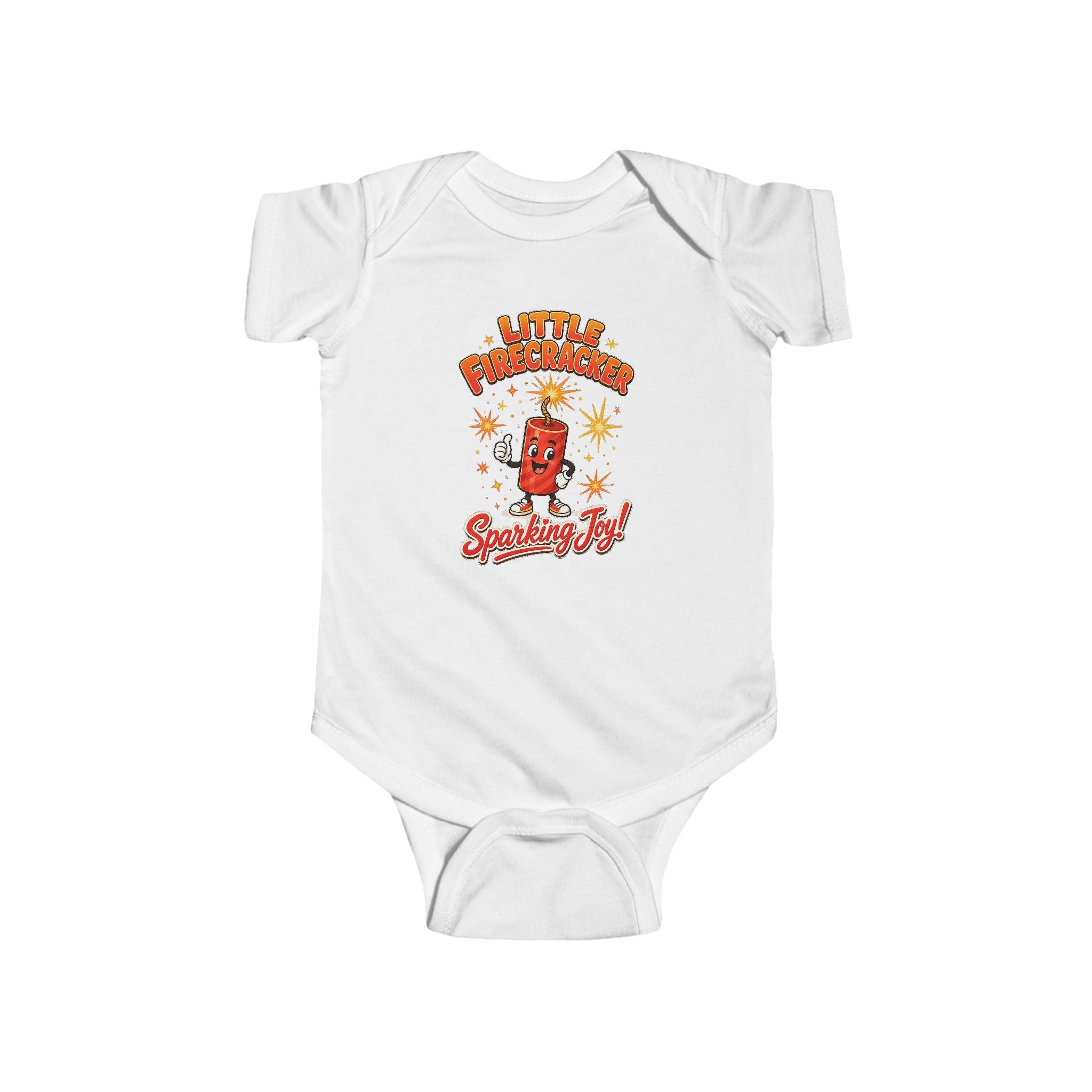 Infant Bodysuit – Little Firecracker Sparkle & Pop Graphic