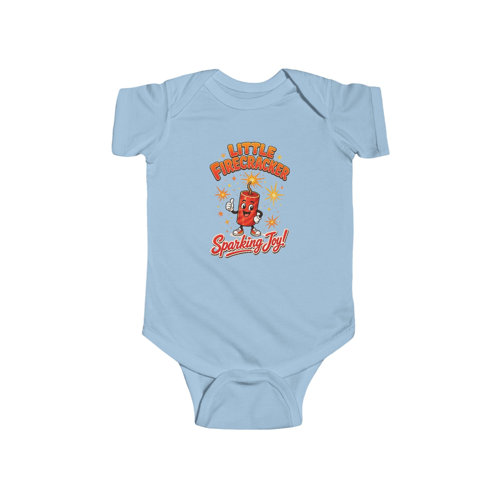 Infant Bodysuit – Little Firecracker Sparkle & Pop Graphic