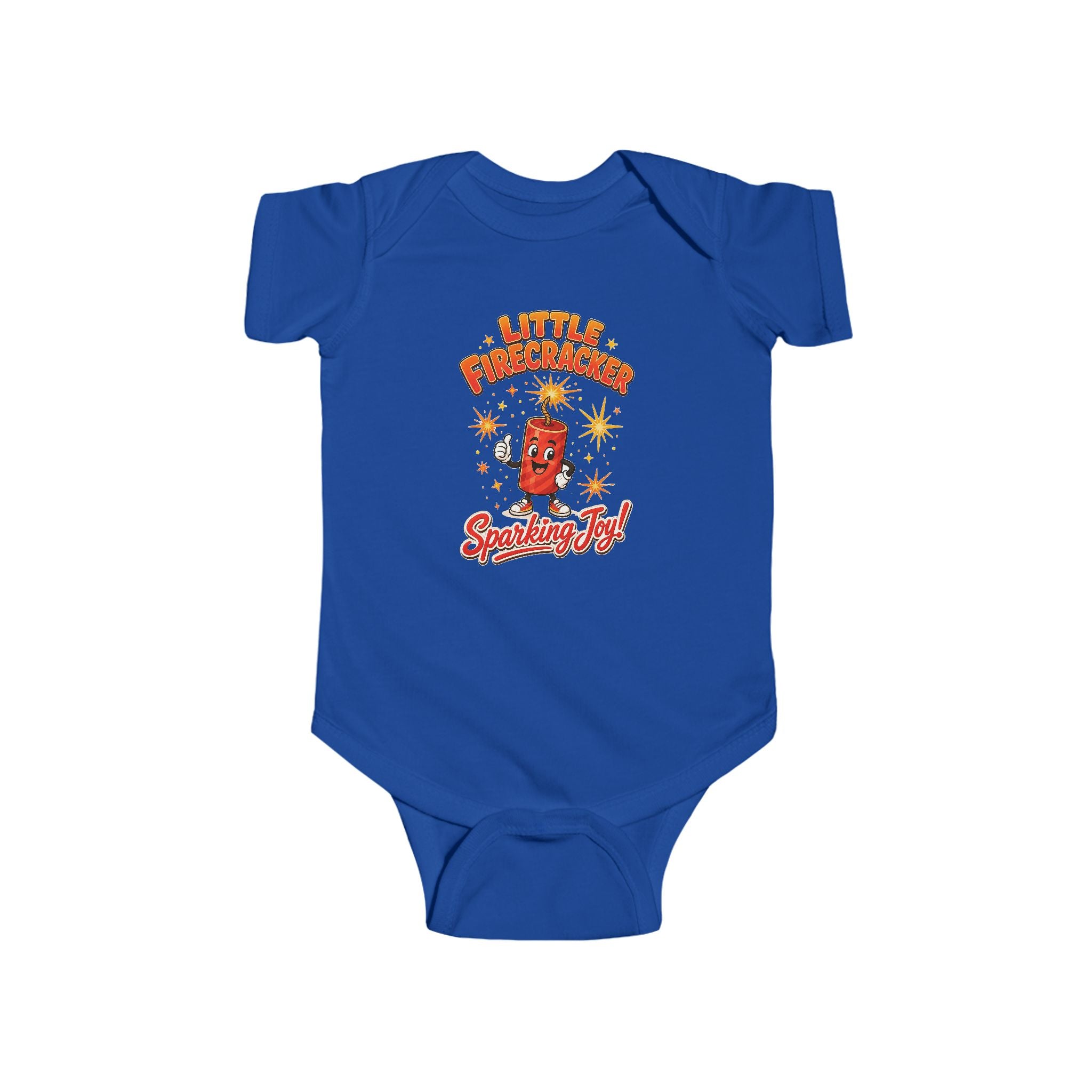 Infant Bodysuit – Little Firecracker Sparkle & Pop Graphic