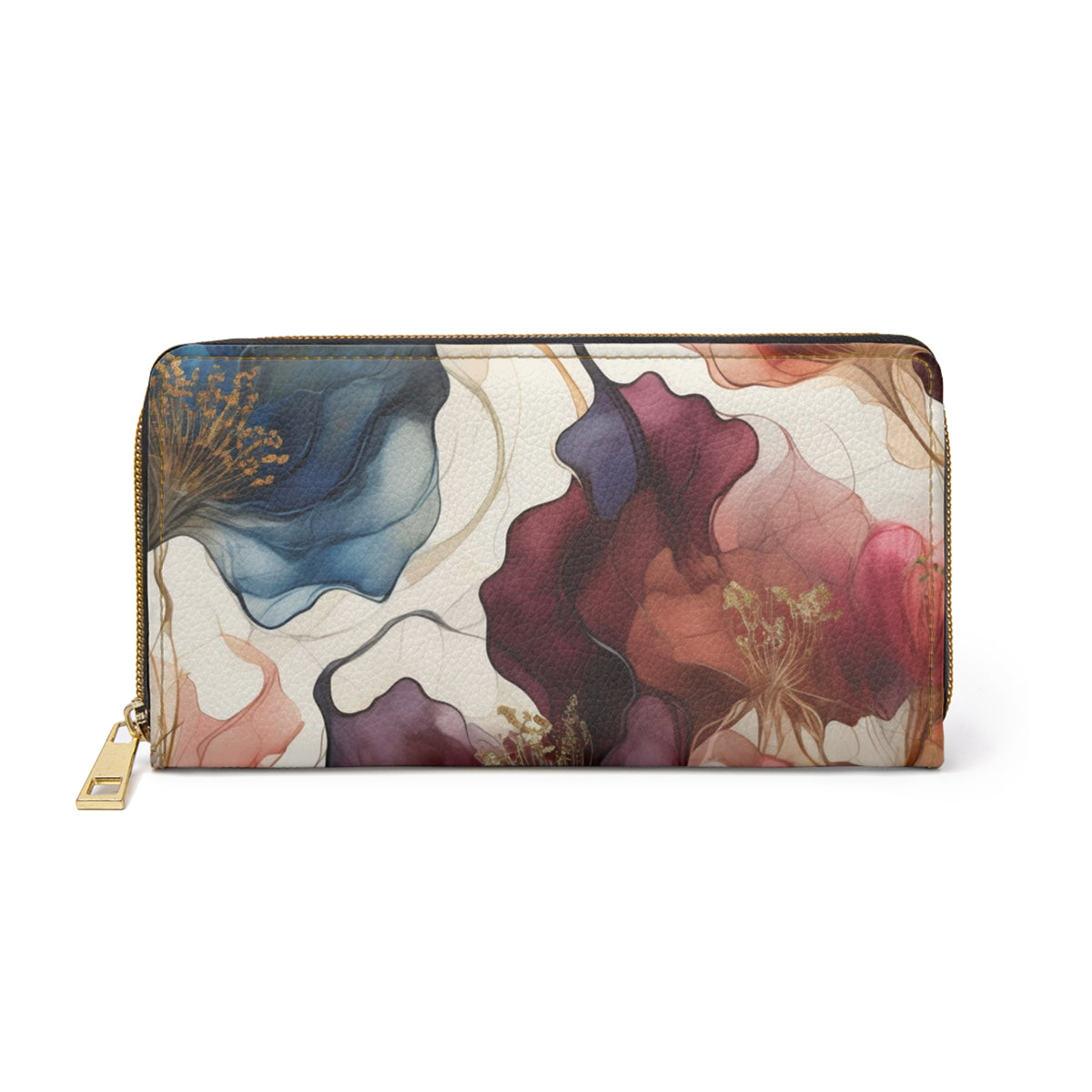 Floral Garden Zipper Wallet