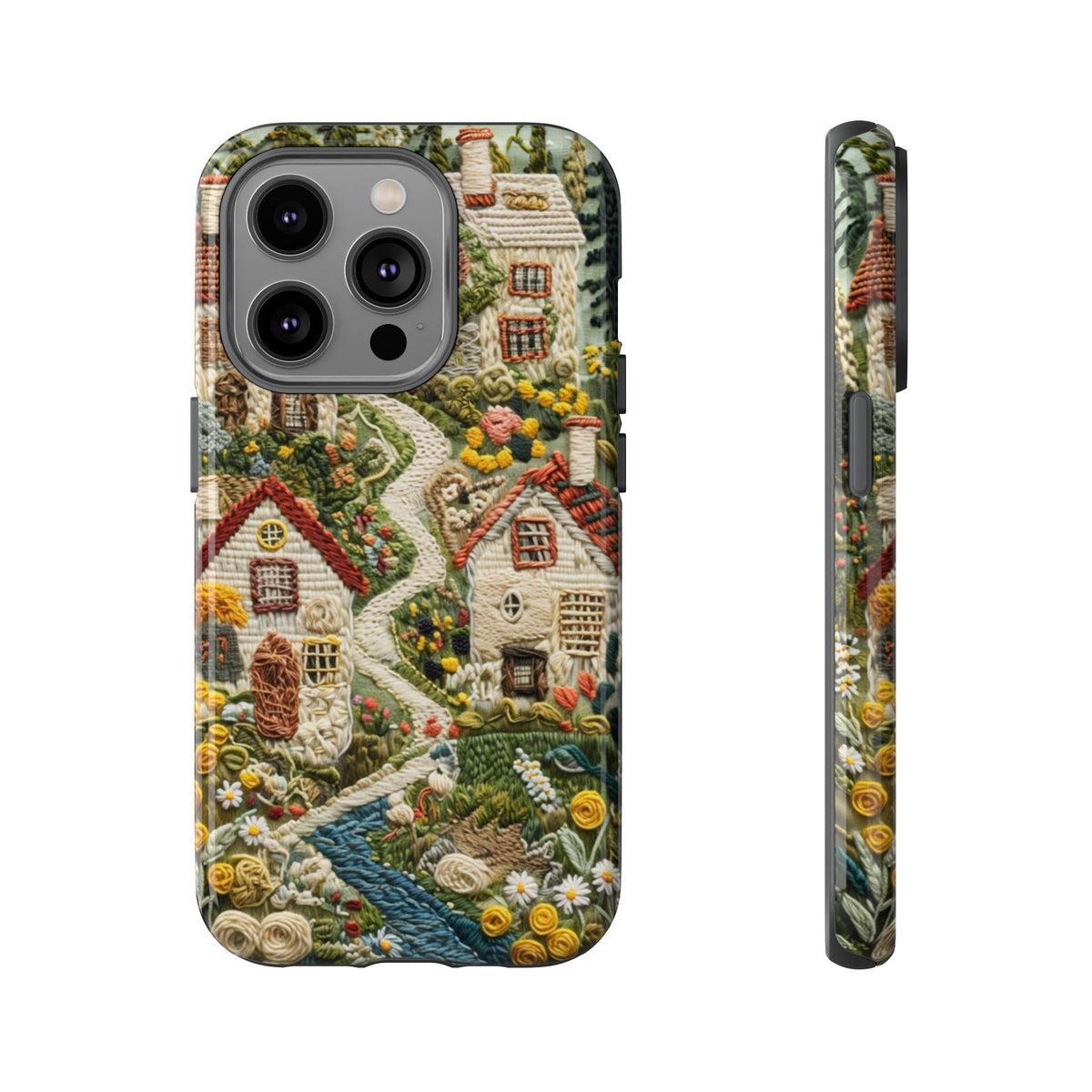 Cottagecore Garden Village Phone Case