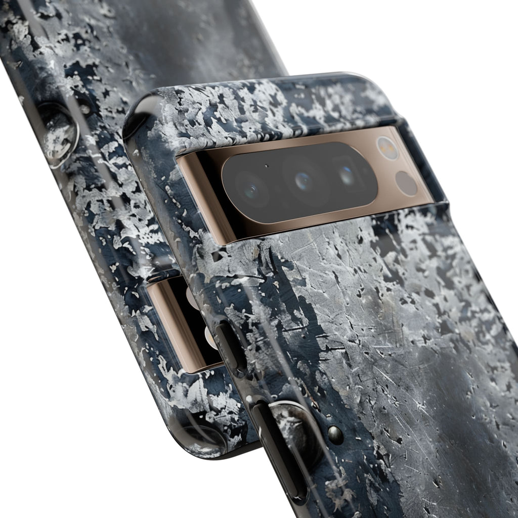 Rugged Rusted Metal Phone Case — Industrial Distressed Armor for iPhone