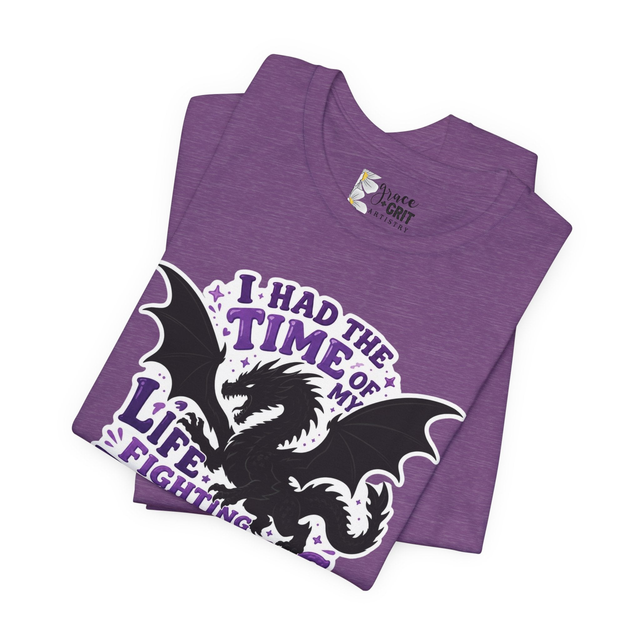Dragon Fighting Tee — "I Had the Time of My Life Fighting Dragons With You" Graphic T-Shirt