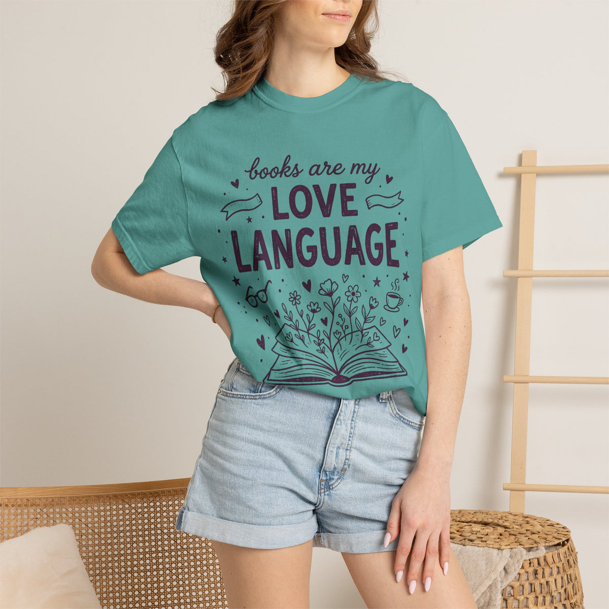 Books Are My Love Language T-Shirt