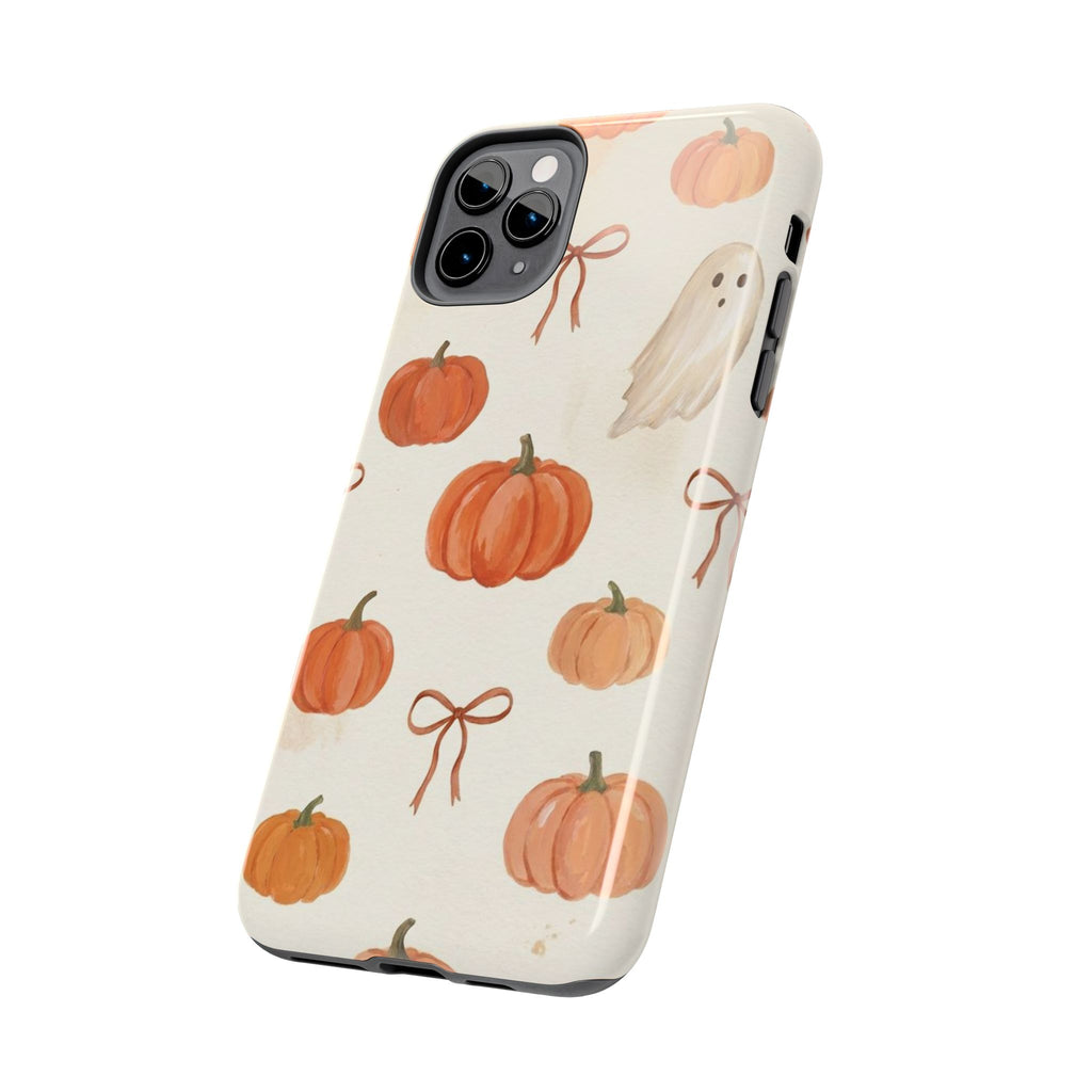 Pumpkin Ghost Phone Case – Cute Halloween Fall Pattern
