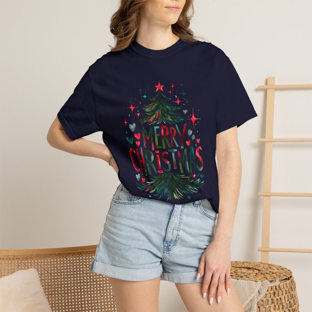 Merry Christmas Christmas Tree T-Shirt