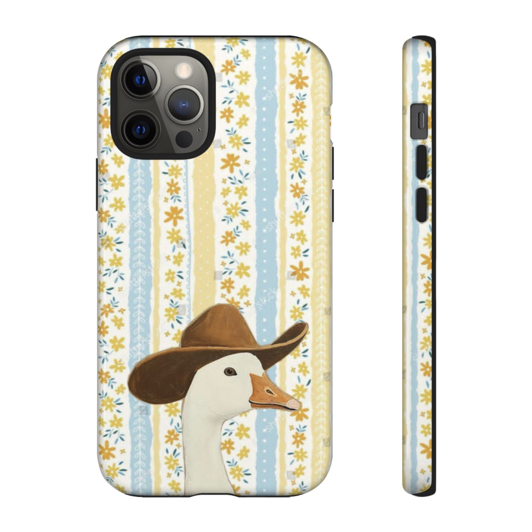 Goose Cowboy Phone Case – Cute Country Floral iPhone Cover
