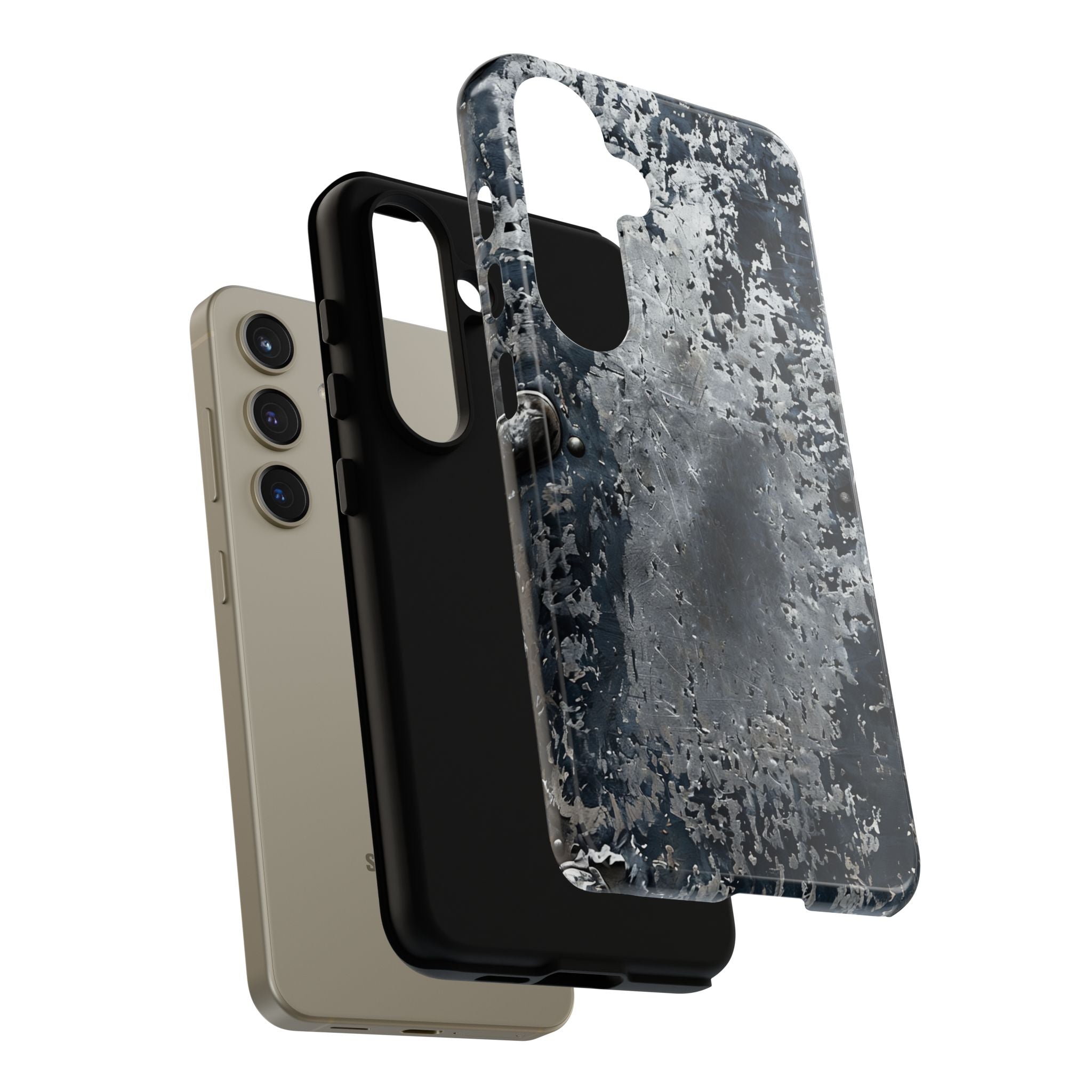 Rugged Rusted Metal Phone Case — Industrial Distressed Armor for iPhone