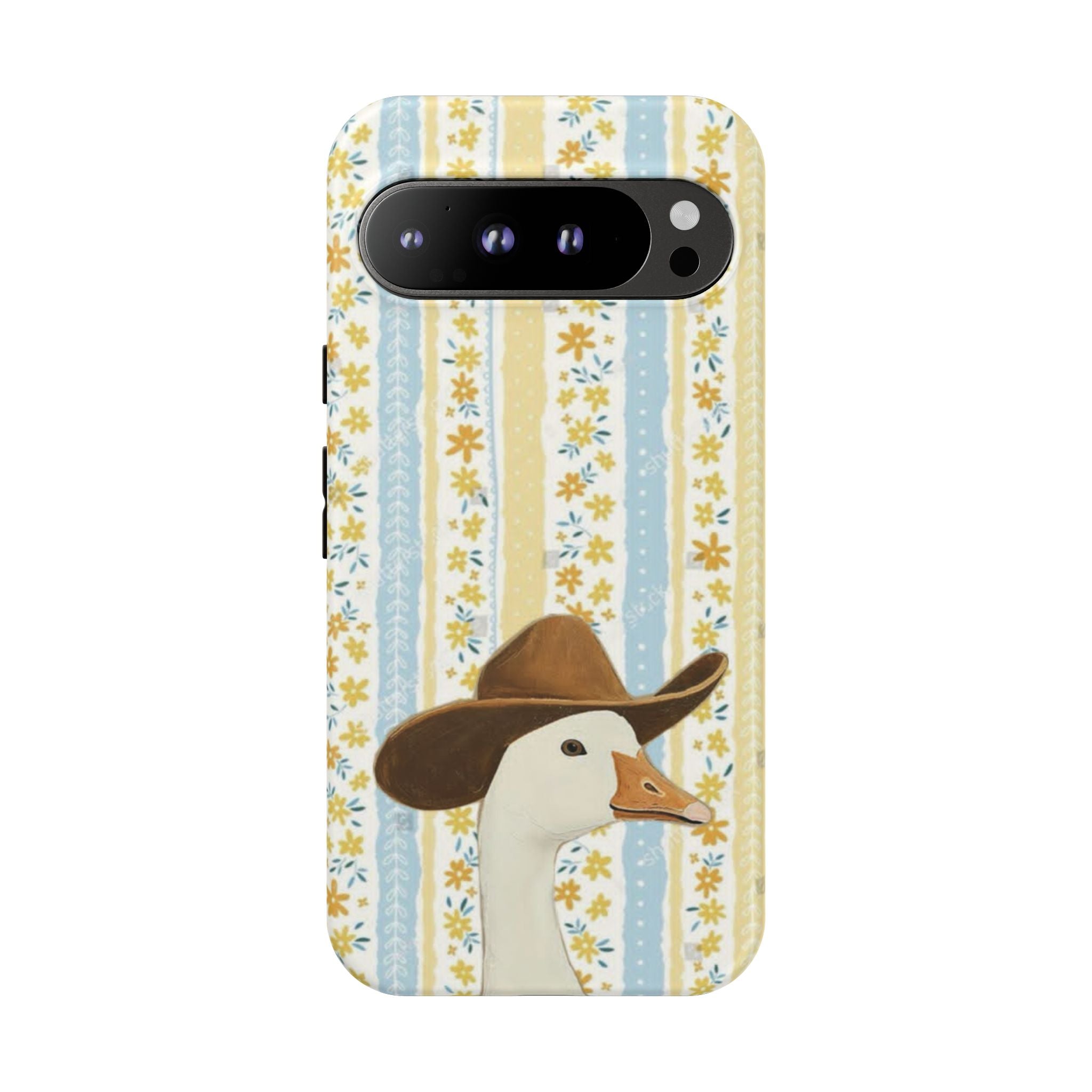 Goose Cowboy Phone Case – Cute Country Floral iPhone Cover