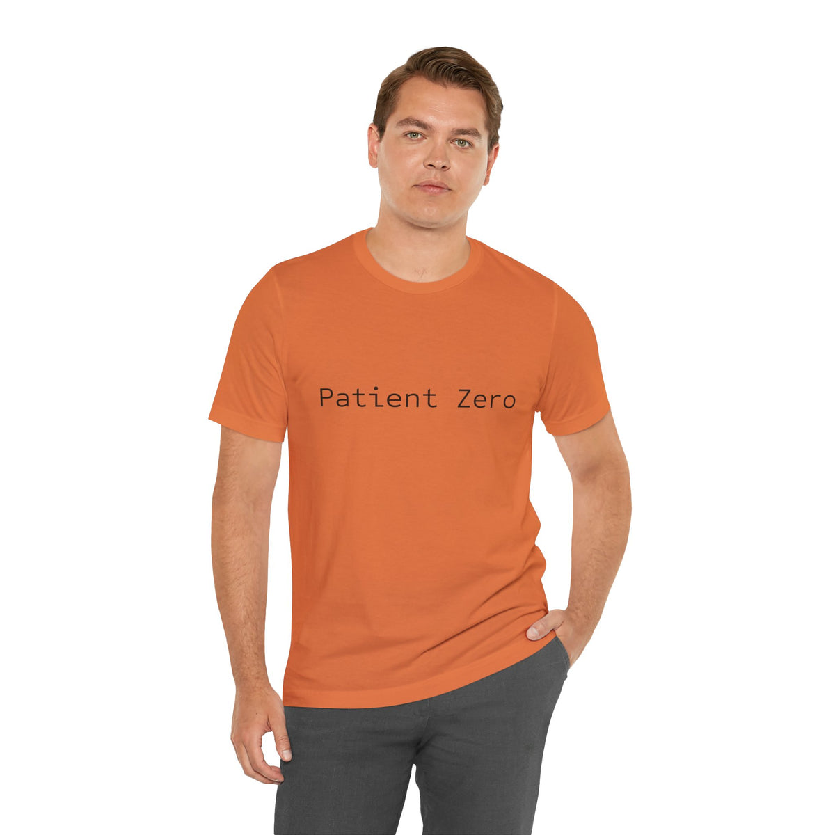 Patient Zero T-Shirt — Minimalist Text Tee