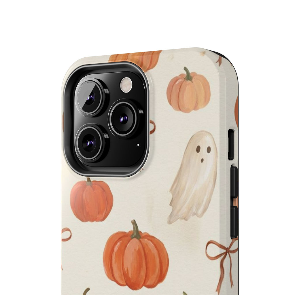 Pumpkin Ghost Phone Case – Cute Halloween Fall Pattern