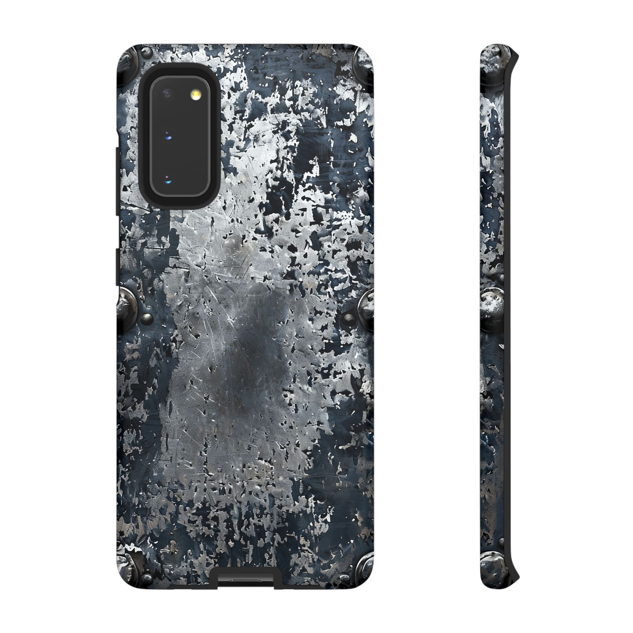 Rugged Rusted Metal Phone Case — Industrial Distressed Armor for iPhone