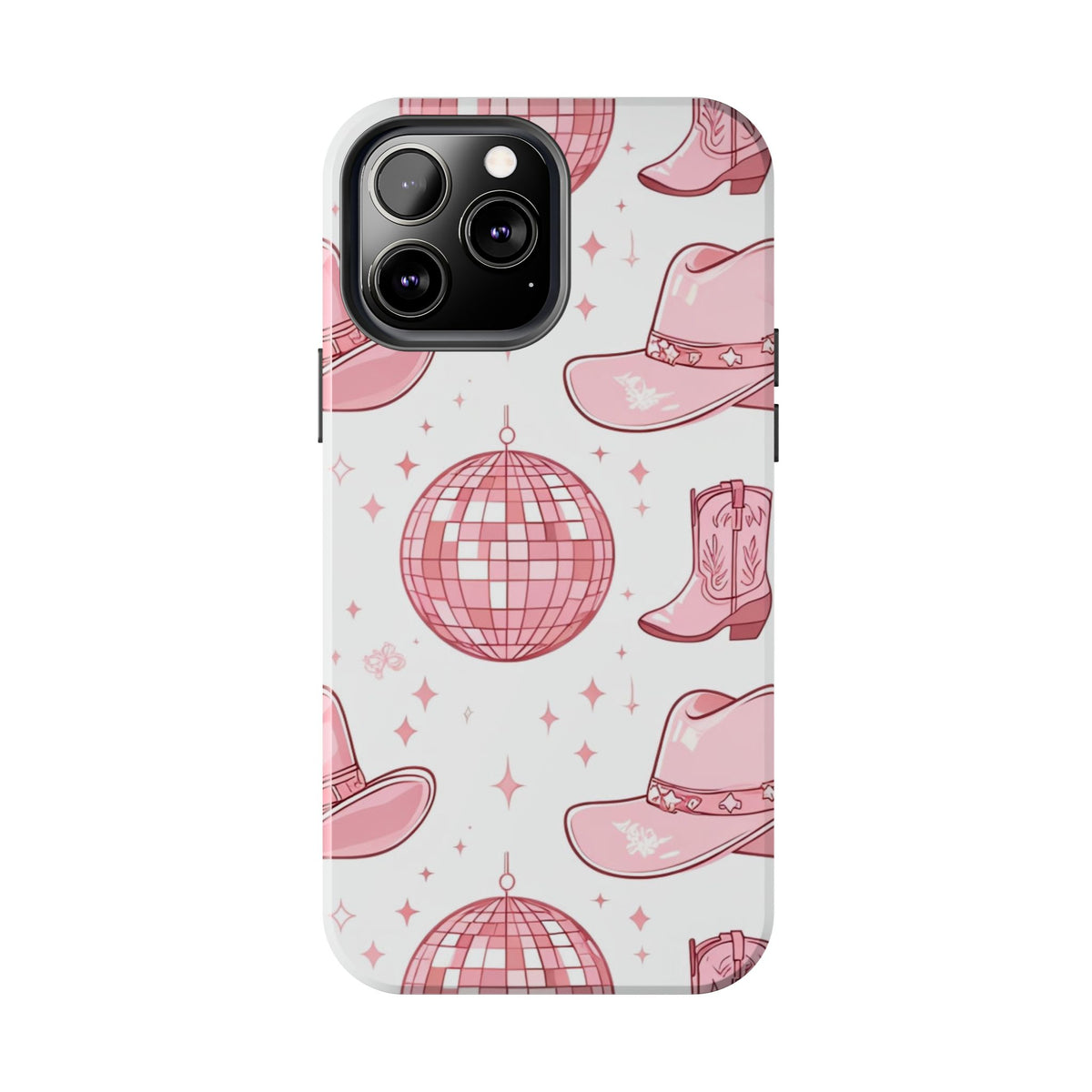 Pink Cowgirl Disco Phone Case
