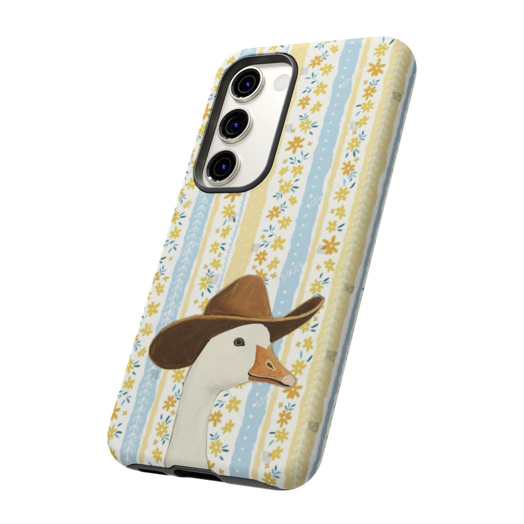 Goose Cowboy Phone Case – Cute Country Floral iPhone Cover