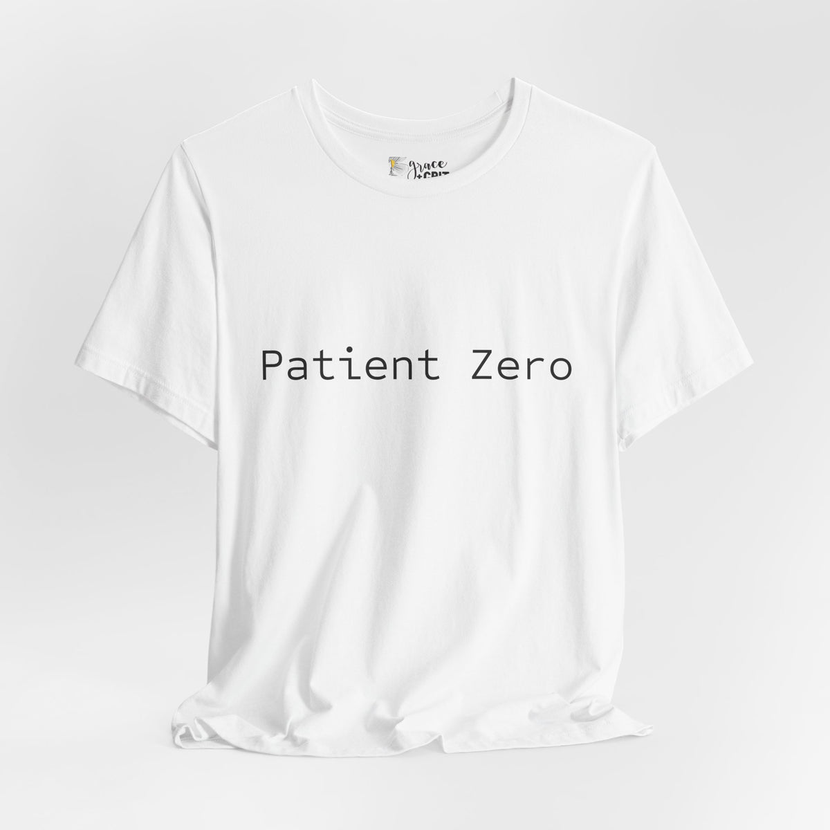 Patient Zero T-Shirt — Minimalist Text Tee