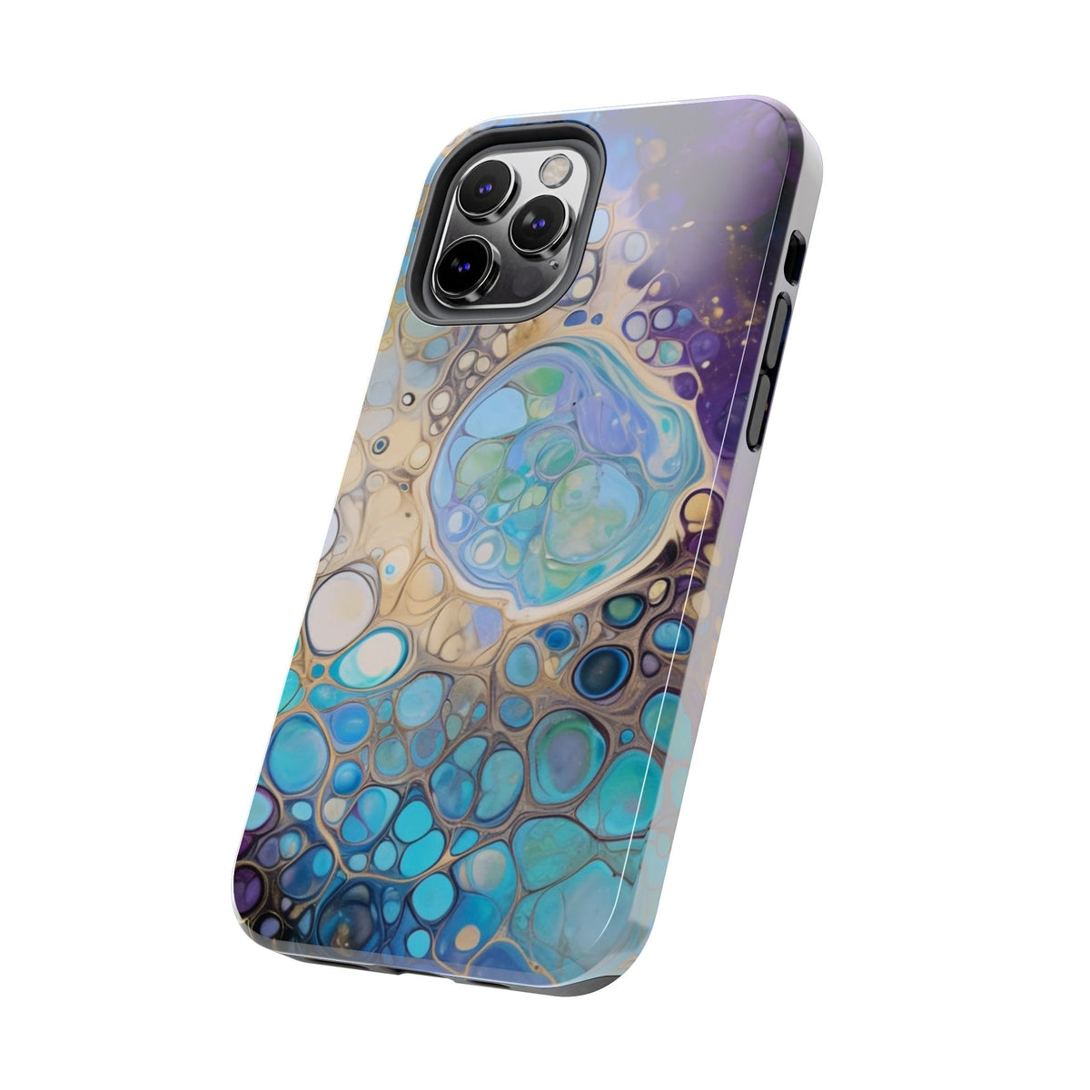 Abstract Ocean Bubble Tough Phone Case
