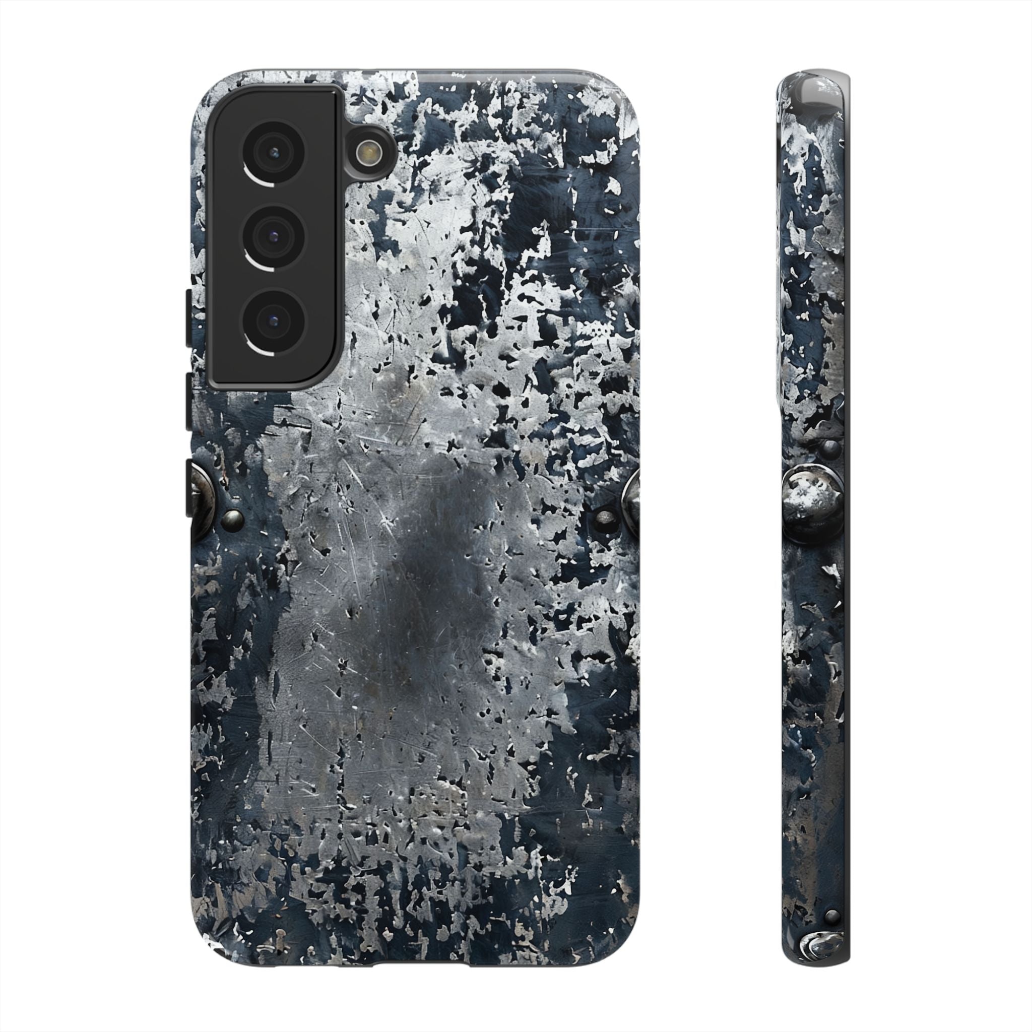 Rugged Rusted Metal Phone Case — Industrial Distressed Armor for iPhone