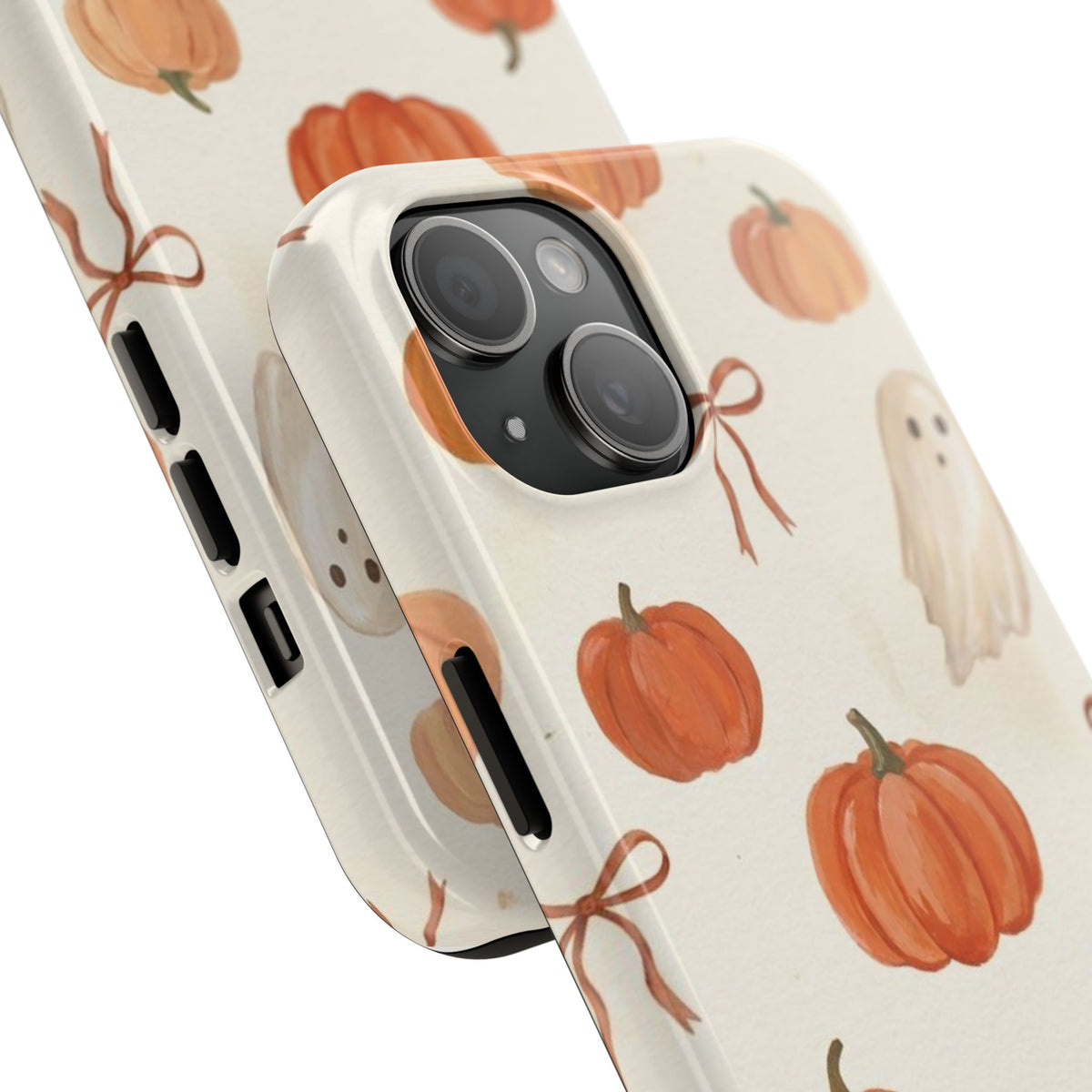 Pumpkin Ghost Phone Case – Cute Halloween Fall Pattern