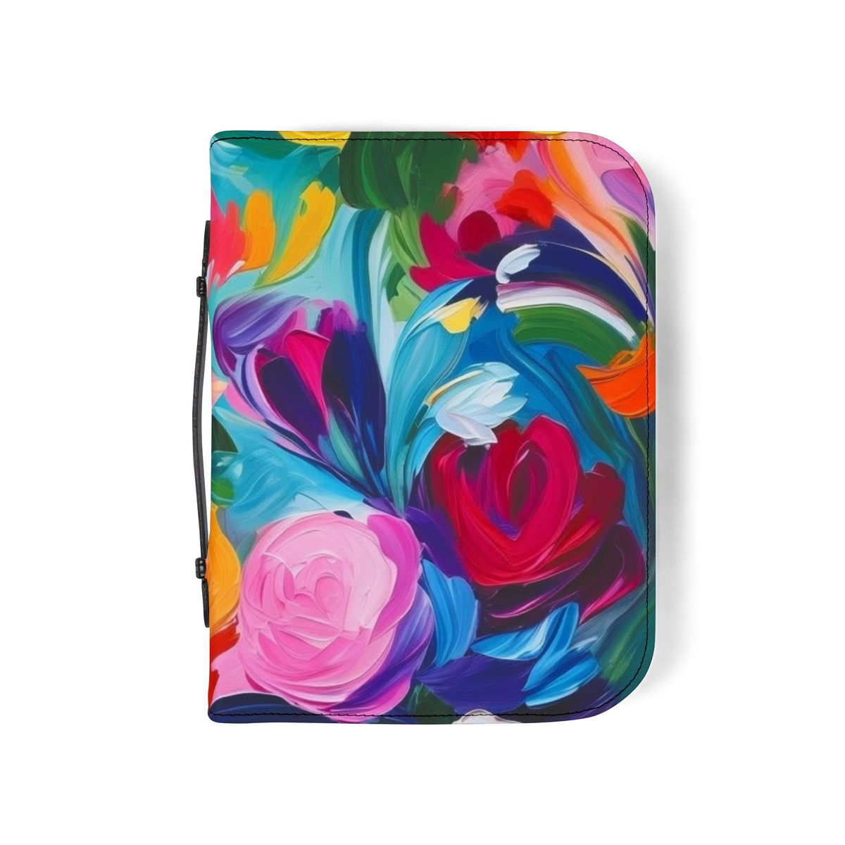 Colorful Floral Bible Cover – Vibrant Flower Design