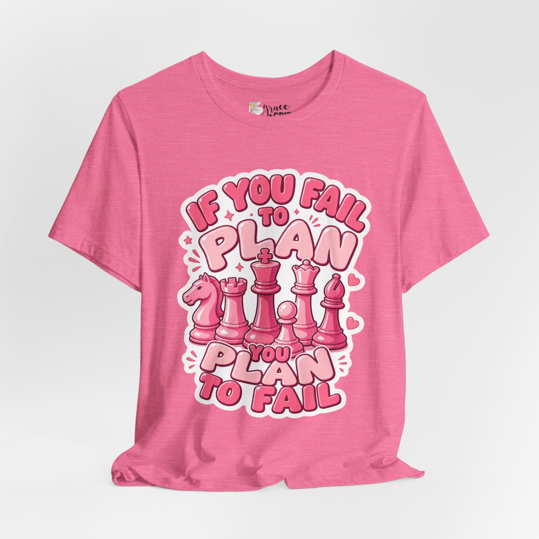 Plan to Win Chess T‑Shirt — "If You Fail to Plan You Plan to Fail" Motivational Tee