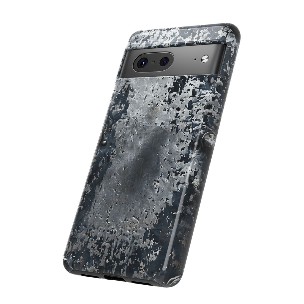 Rugged Rusted Metal Phone Case — Industrial Distressed Armor for iPhone