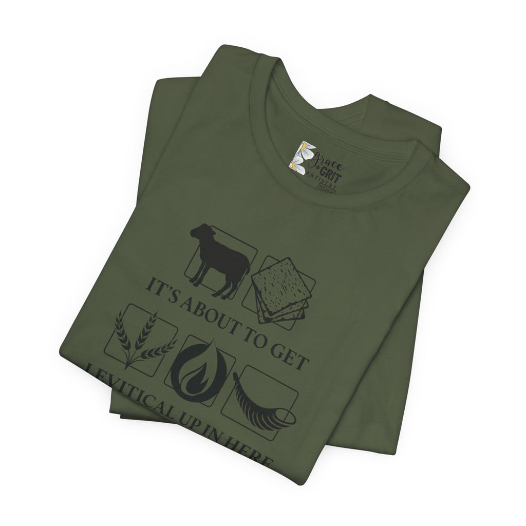Levitical Up In Here T-Shirt — Funny Bible Symbols Tee