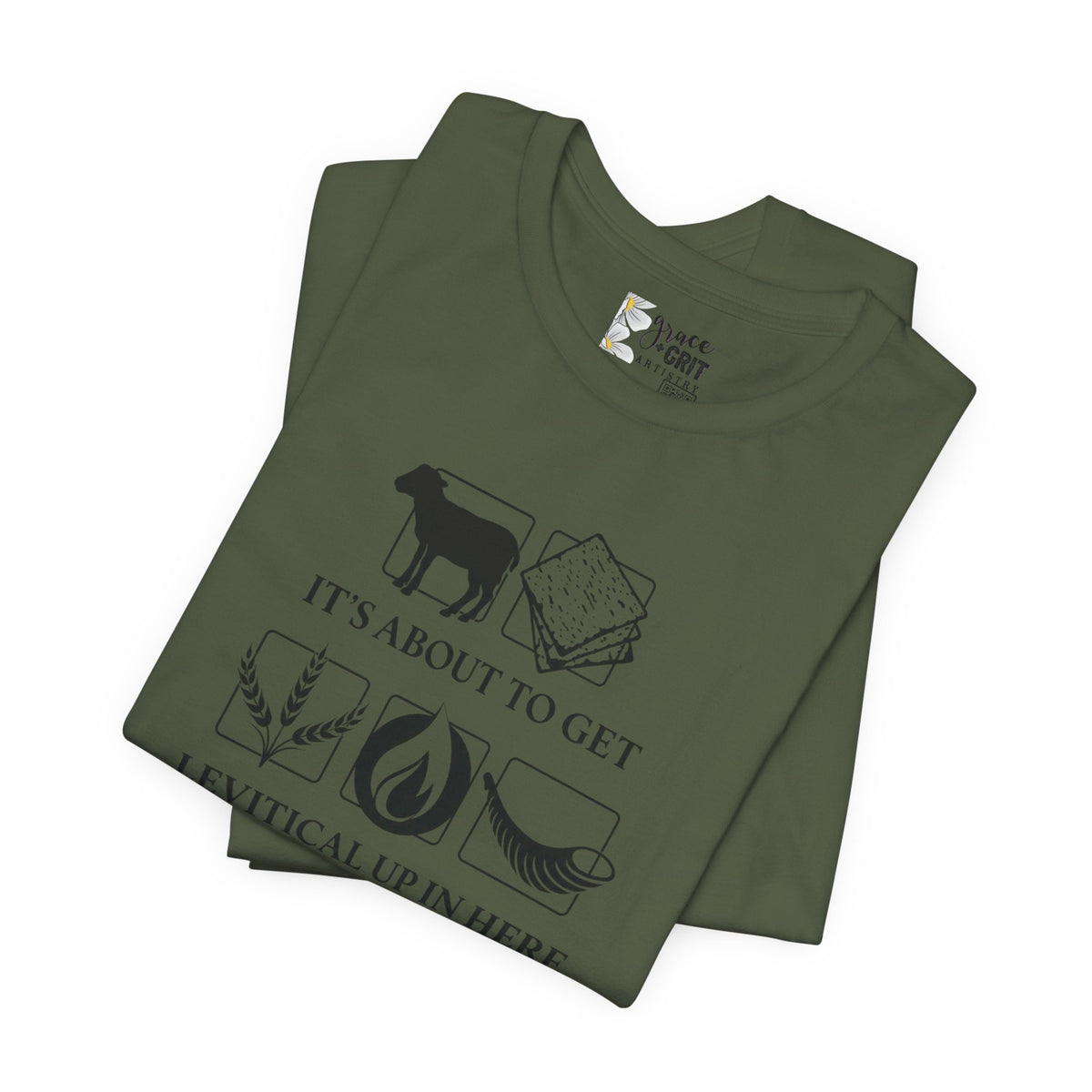 Levitical Up In Here T-Shirt — Funny Bible Symbols Tee