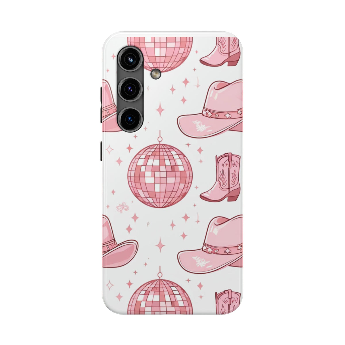 Pink Cowgirl Disco Phone Case