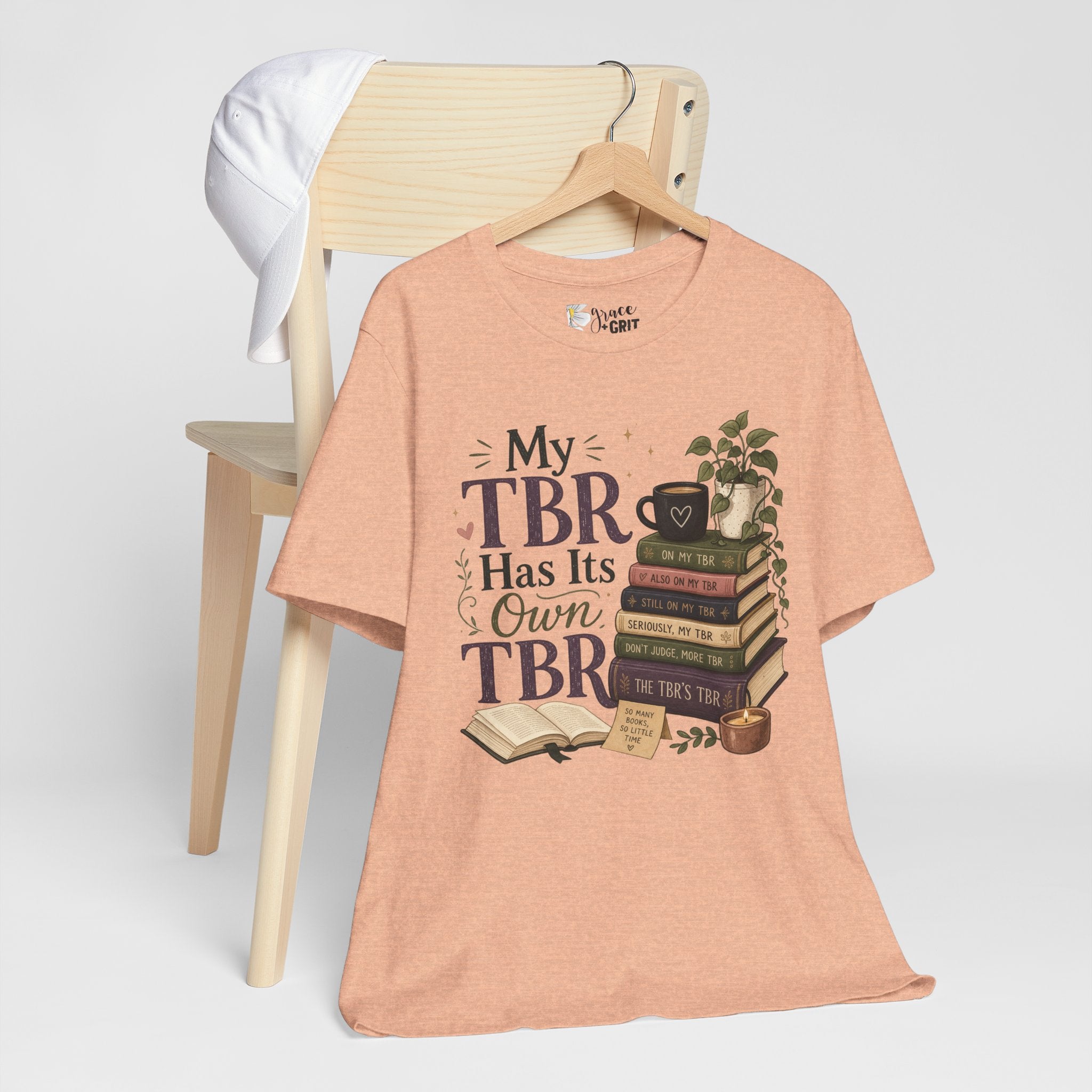 My TBR Has Its Own TBR T-Shirt — Book Lover Reading Stack Tee