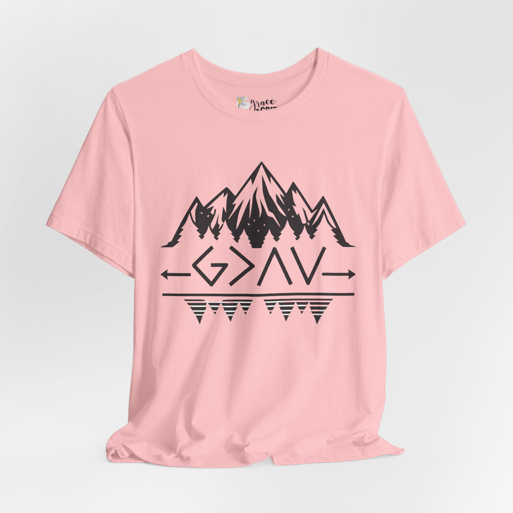 Mountain Camp Tee – Geometric Adventure Graphic T-Shirt