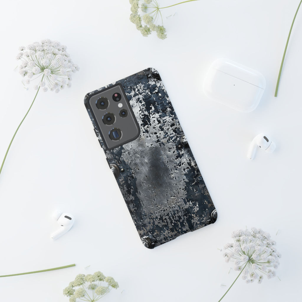 Rugged Rusted Metal Phone Case — Industrial Distressed Armor for iPhone