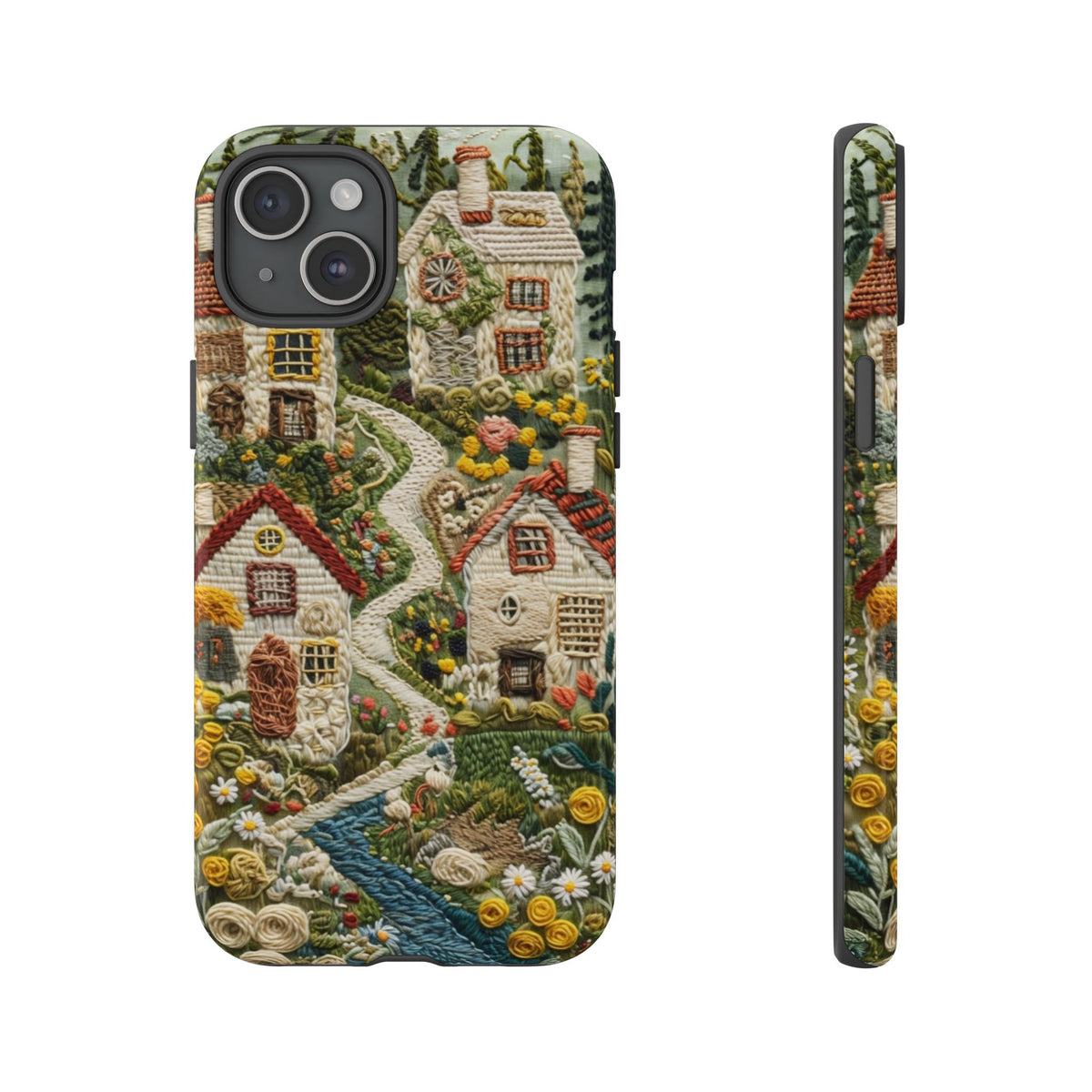 Cottagecore Garden Village Phone Case