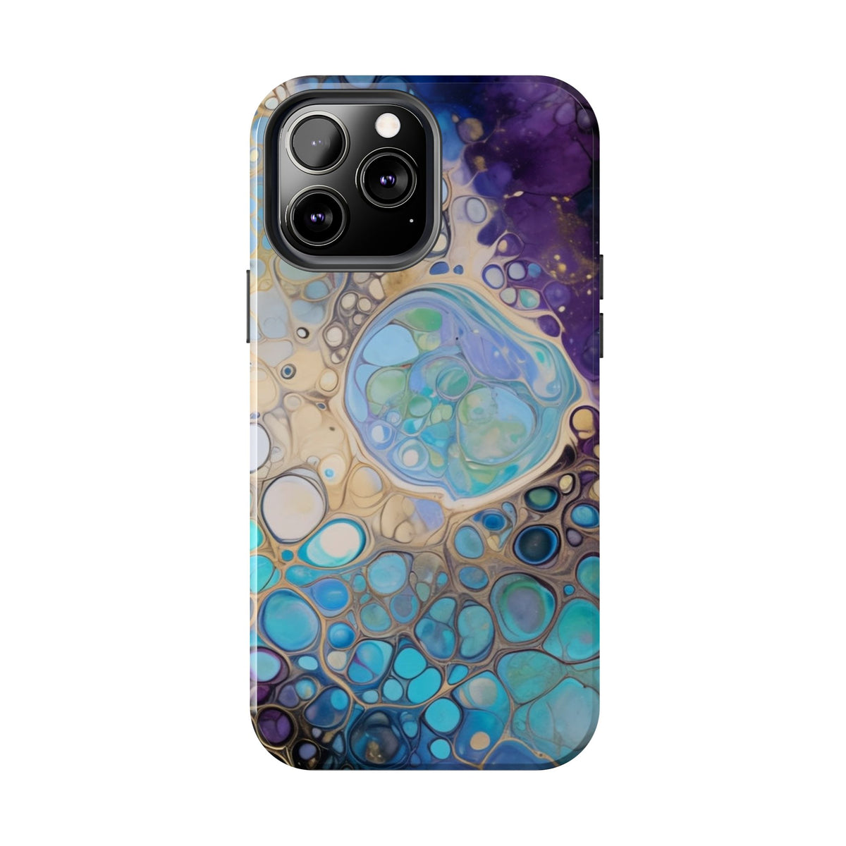 Abstract Ocean Bubble Tough Phone Case