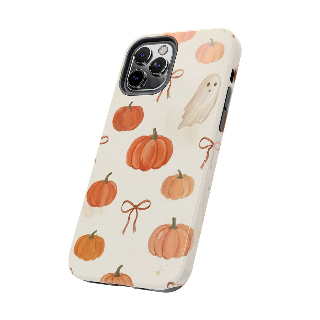 Pumpkin Ghost Phone Case – Cute Halloween Fall Pattern
