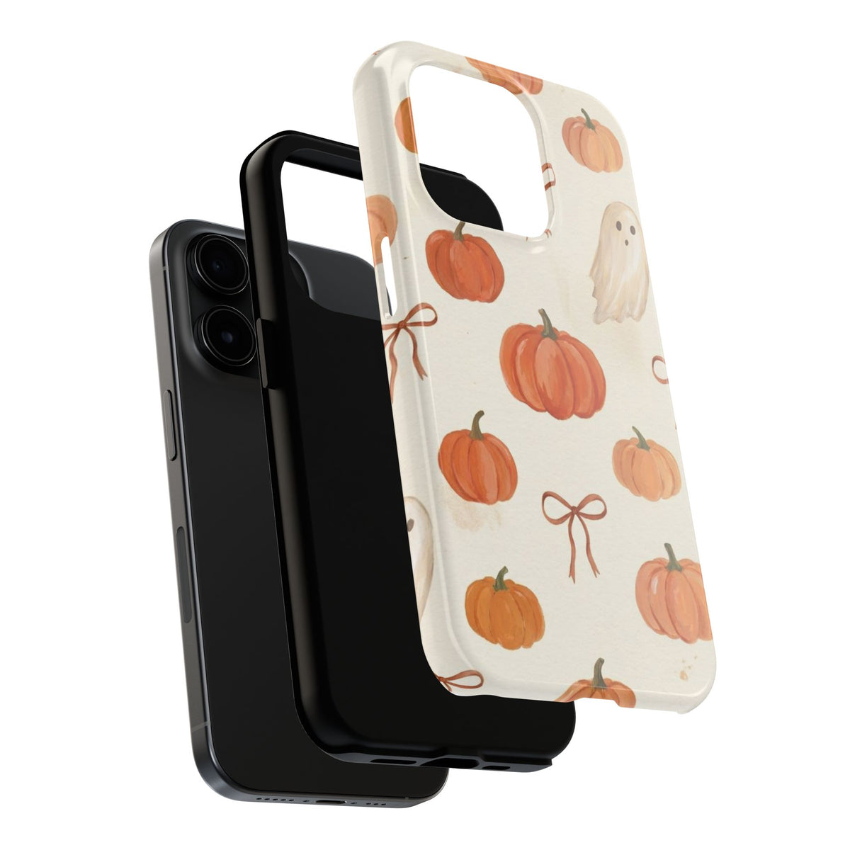 Pumpkin Ghost Phone Case – Cute Halloween Fall Pattern