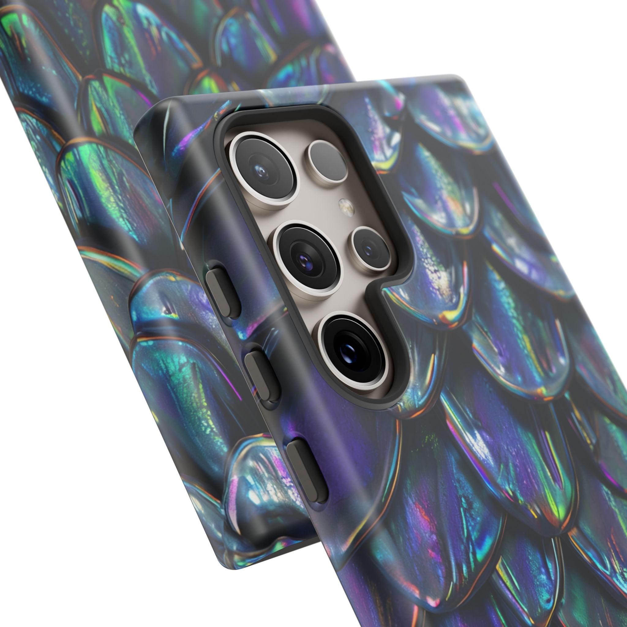 Dragon Scale Phone Case — Iridescent Dragon Scale Tough Case