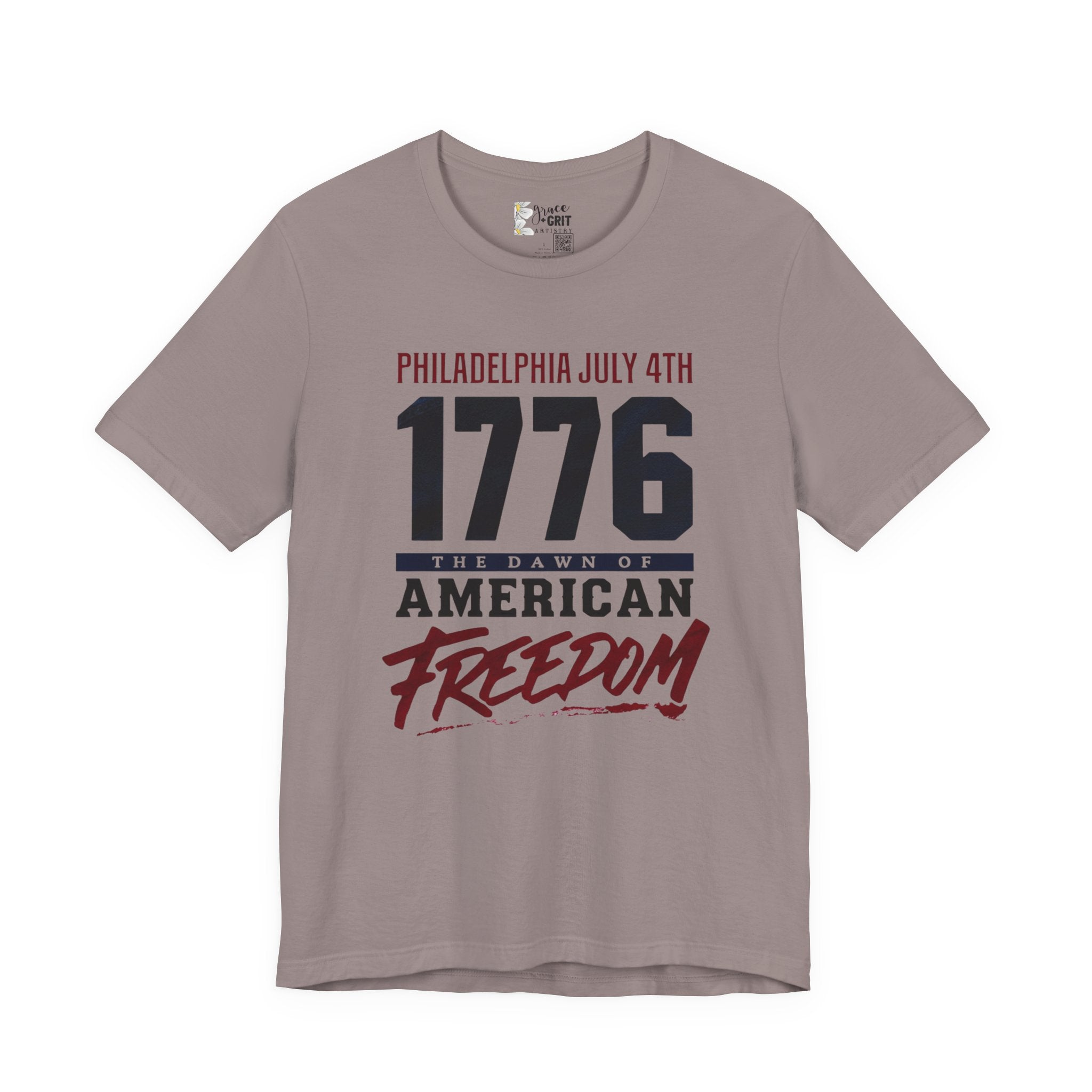 1776 American Freedom Tee — Philadelphia July 4th Patriotic T-Shirt