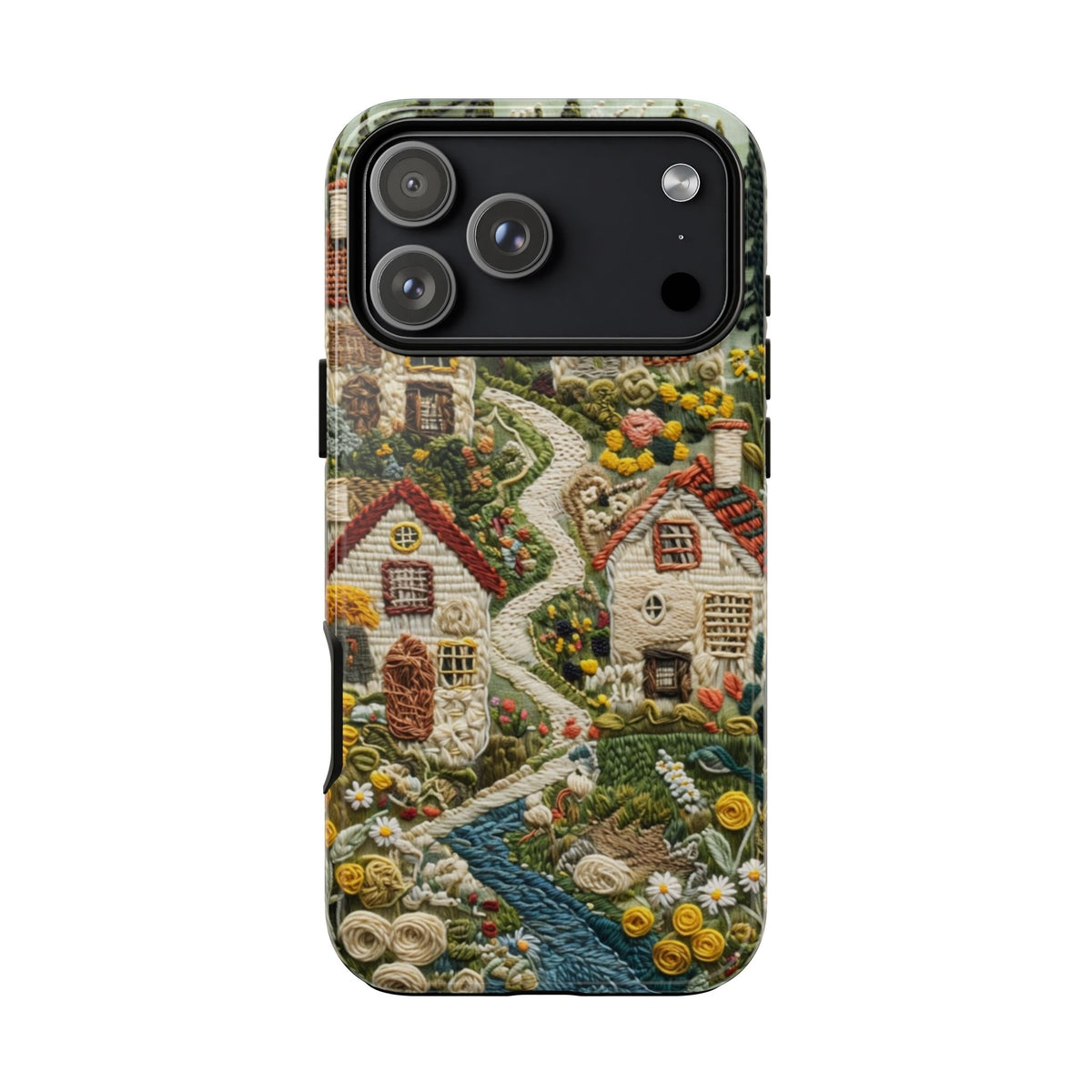 Cottagecore Garden Village Phone Case