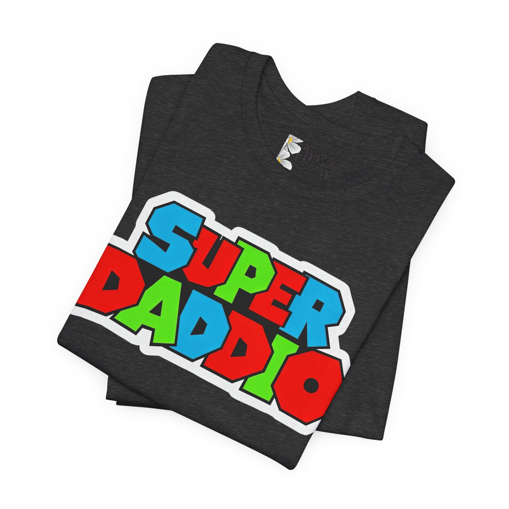 Super Daddio T-Shirt — Retro Gamer Dad Father's Day Tee