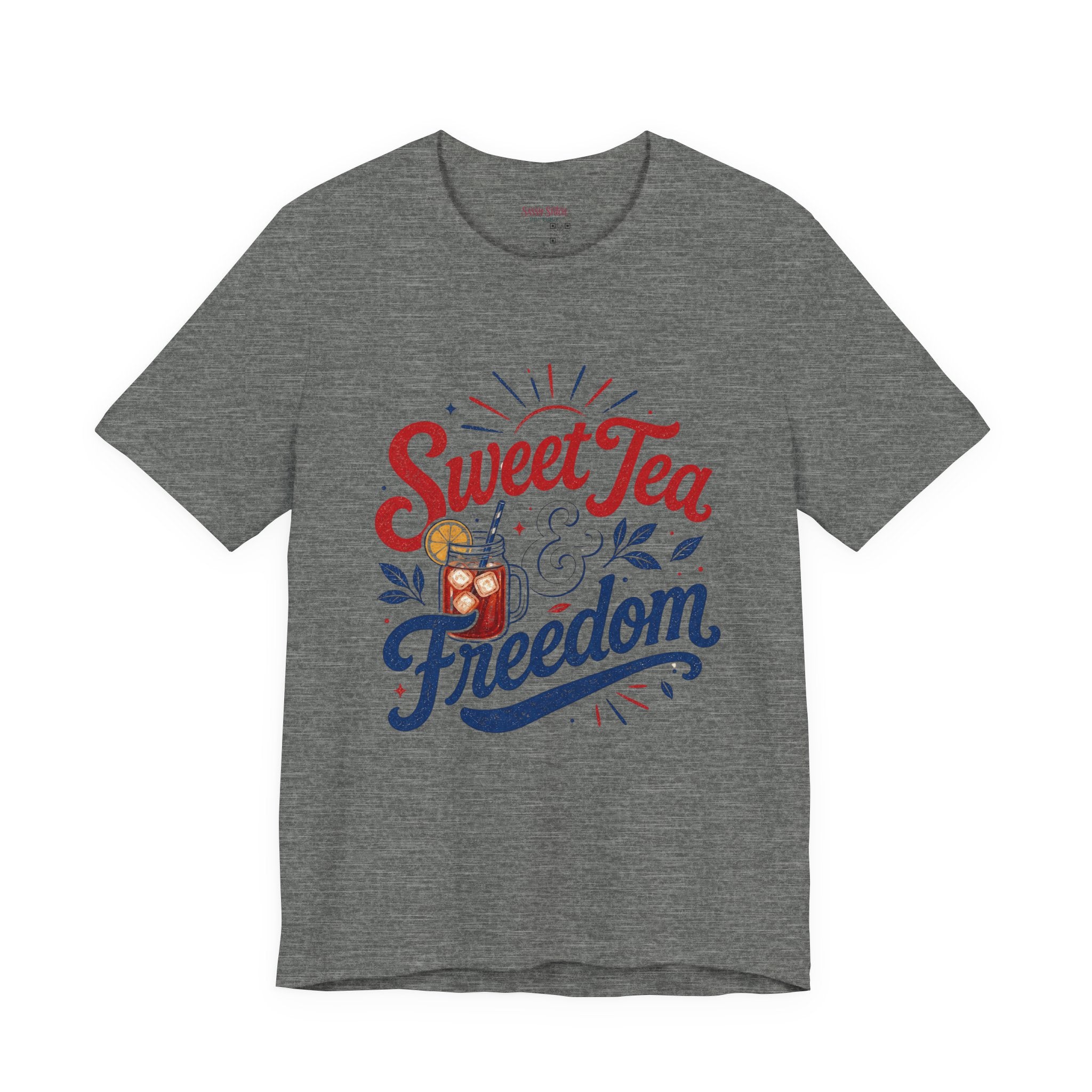 Sweet Tea & Freedom T-Shirt — Patriotic Southern Summer Tee