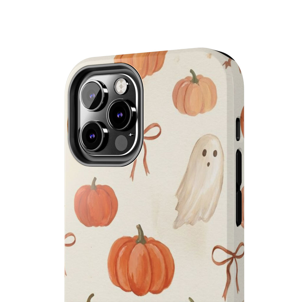 Pumpkin Ghost Phone Case – Cute Halloween Fall Pattern