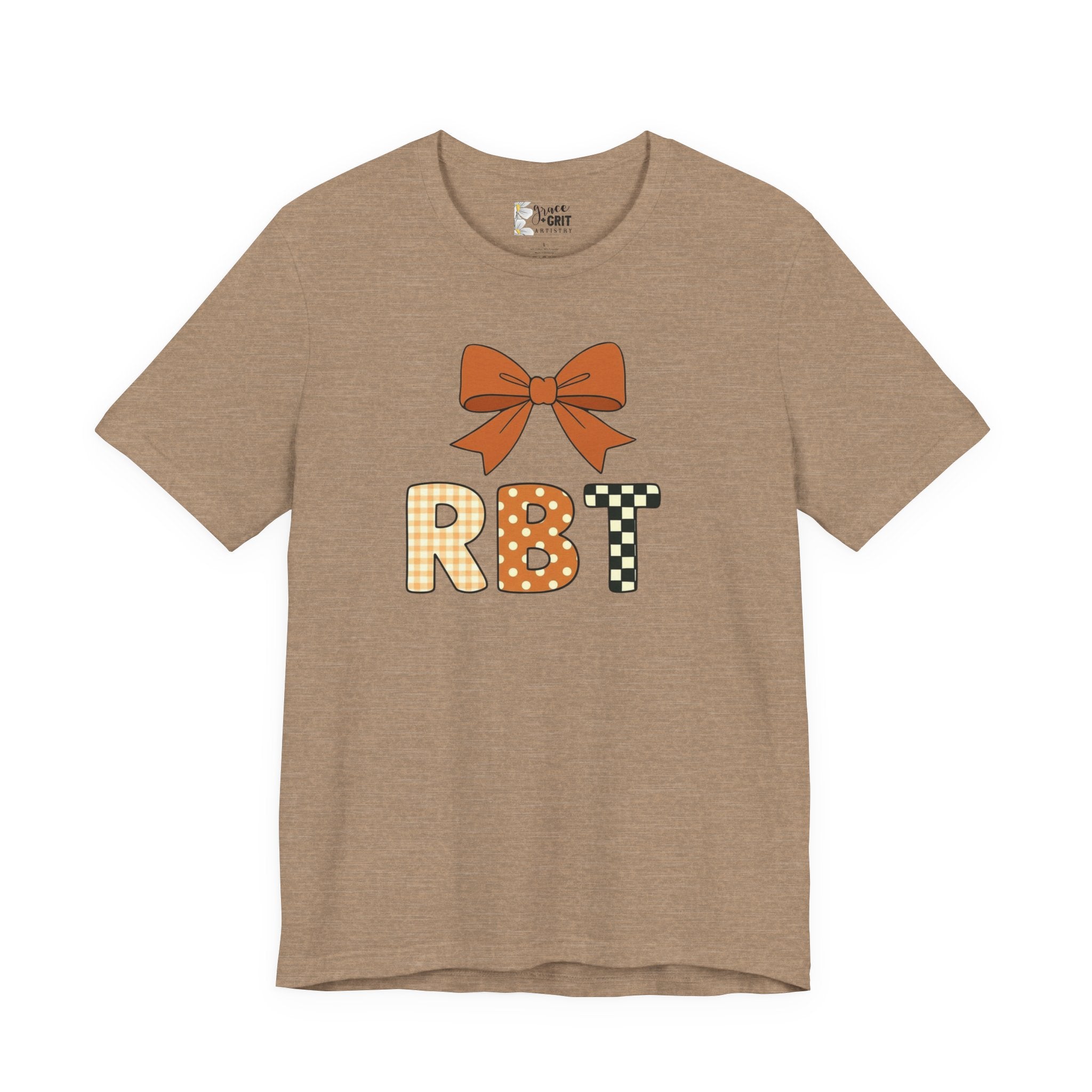 RBT Patch Letters Tee | Bow Monogram Shirt, Checkered & Gingham Initials