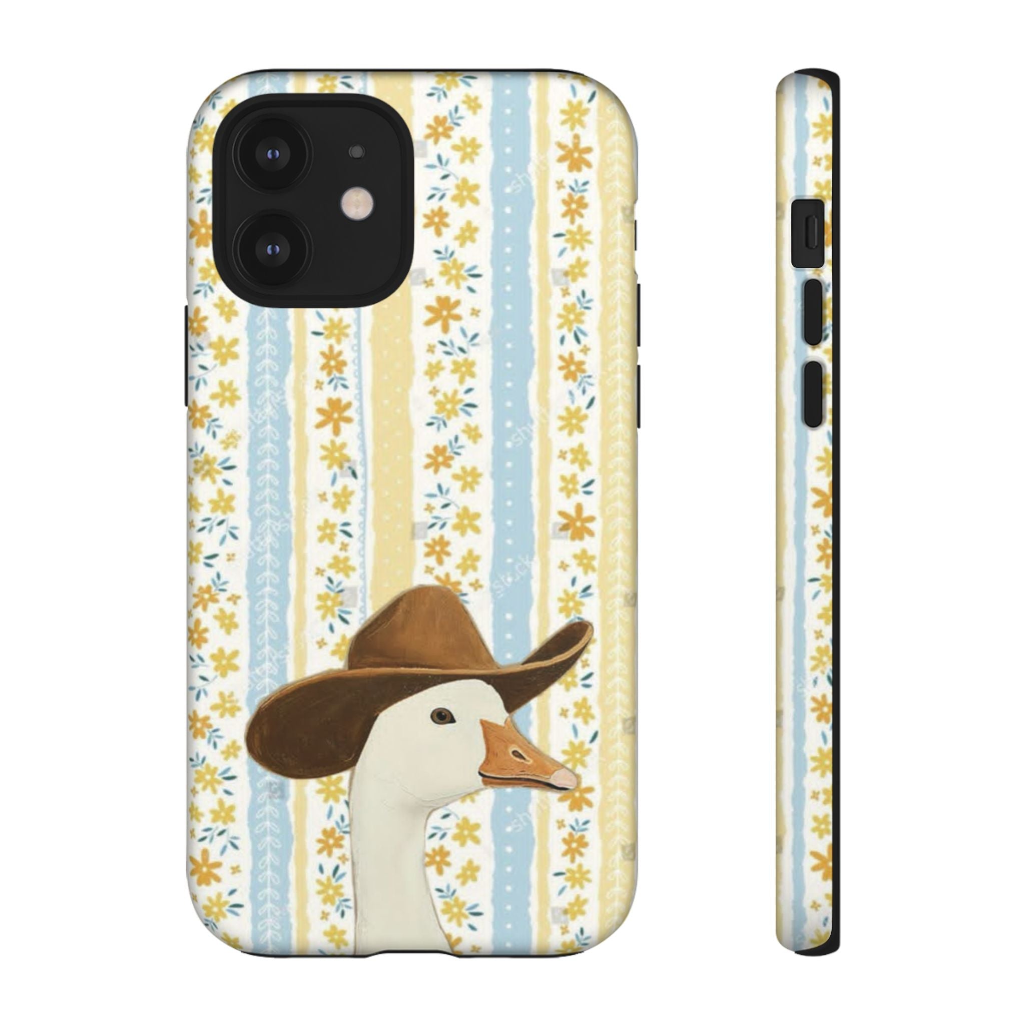 Goose Cowboy Phone Case – Cute Country Floral iPhone Cover