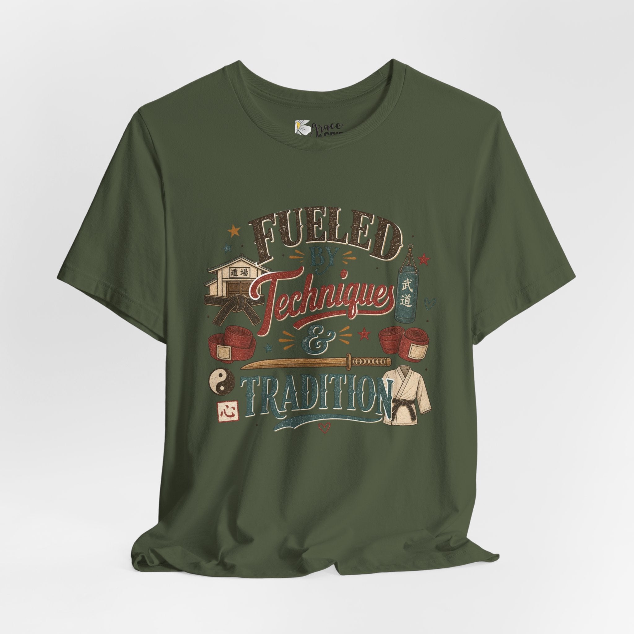 Fueled by Techniques & Tradition T-Shirt | Baking / Rustic Kitchen Design