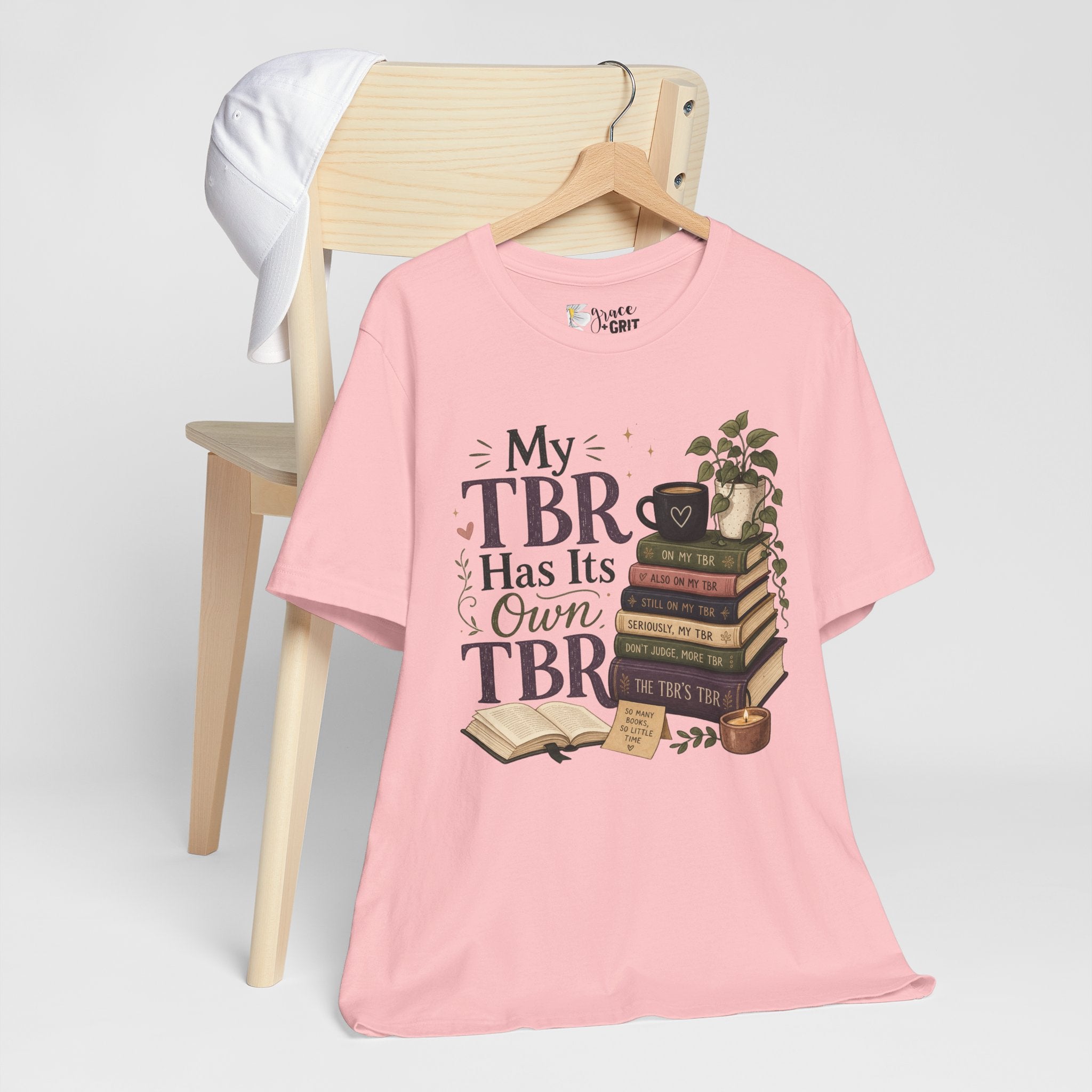 My TBR Has Its Own TBR T-Shirt — Book Lover Reading Stack Tee