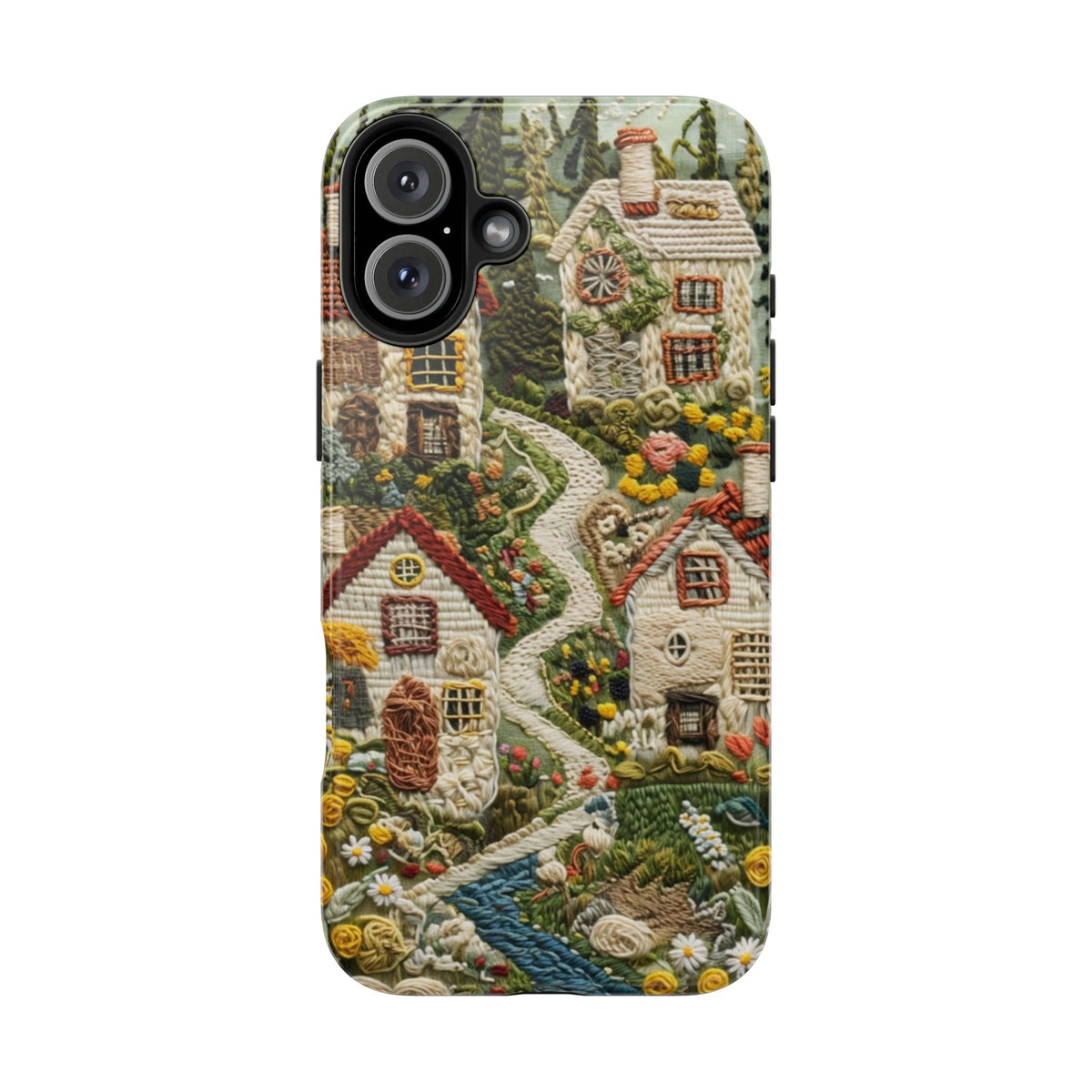 Cozy Cottagecore Village Tough Phone Case