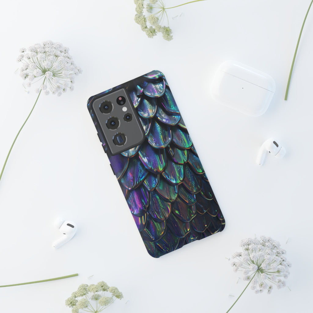 Dragon Scale Phone Case — Iridescent Dragon Scale Tough Case