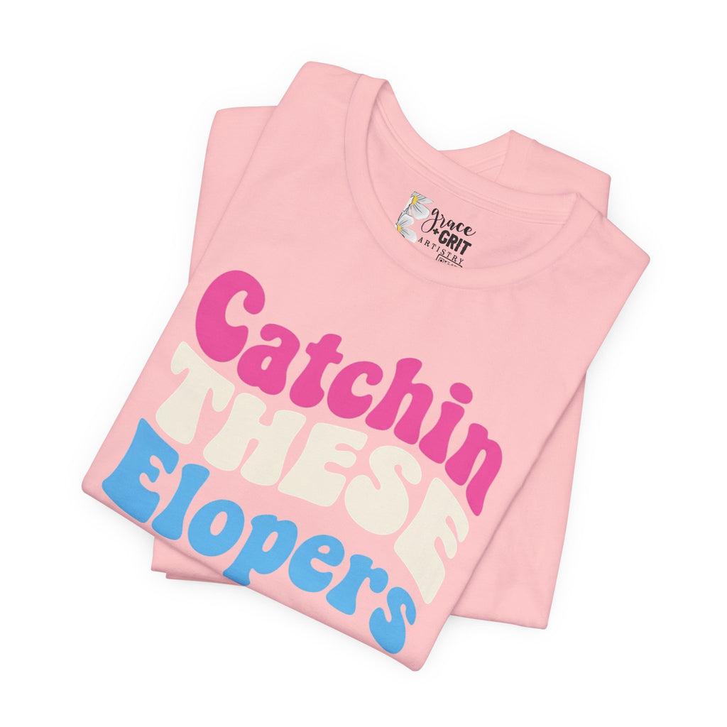 Catchin These Elopers T-Shirt | Sunglasses Beach Elopement Tee