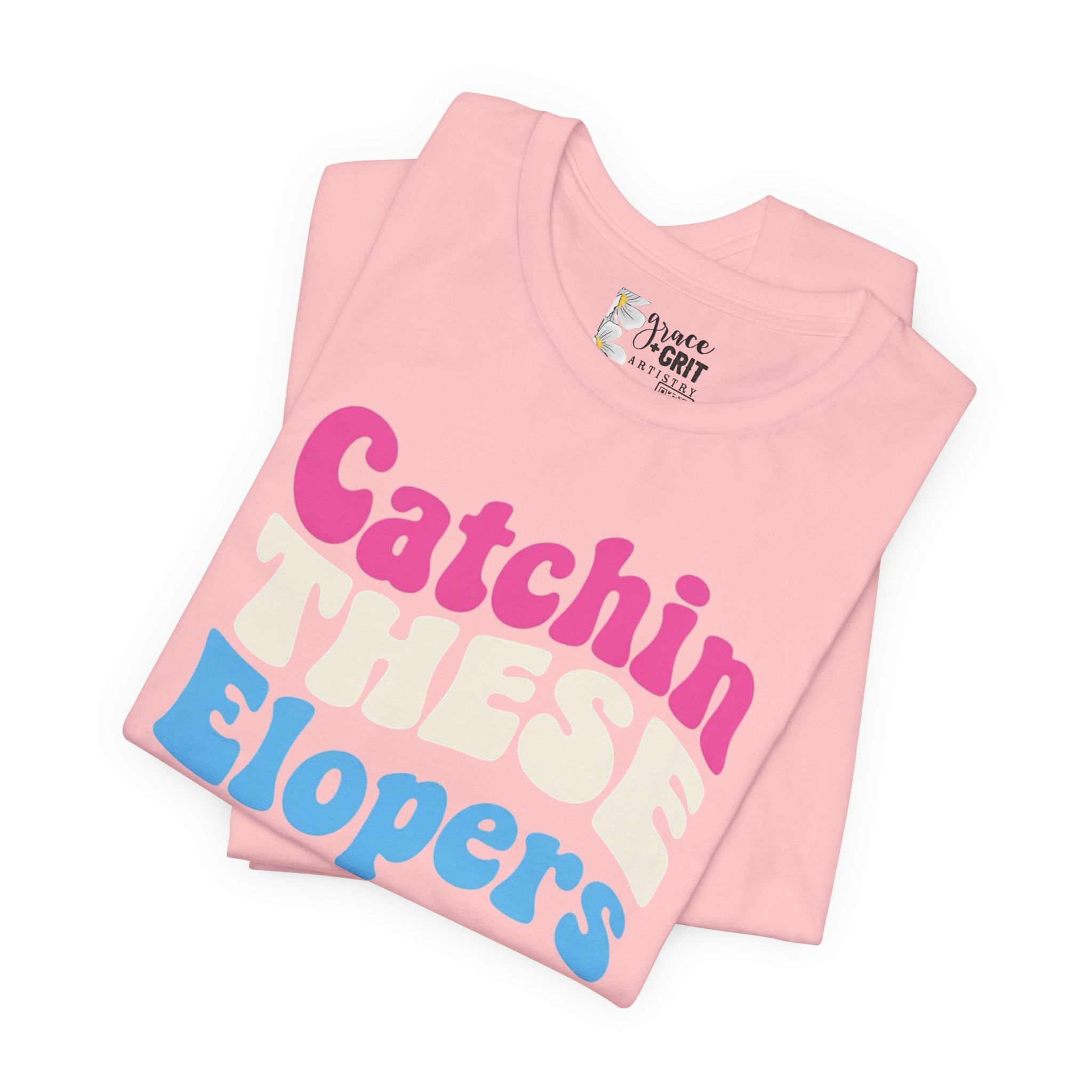Catchin These Elopers T-Shirt | Sunglasses Beach Elopement Tee